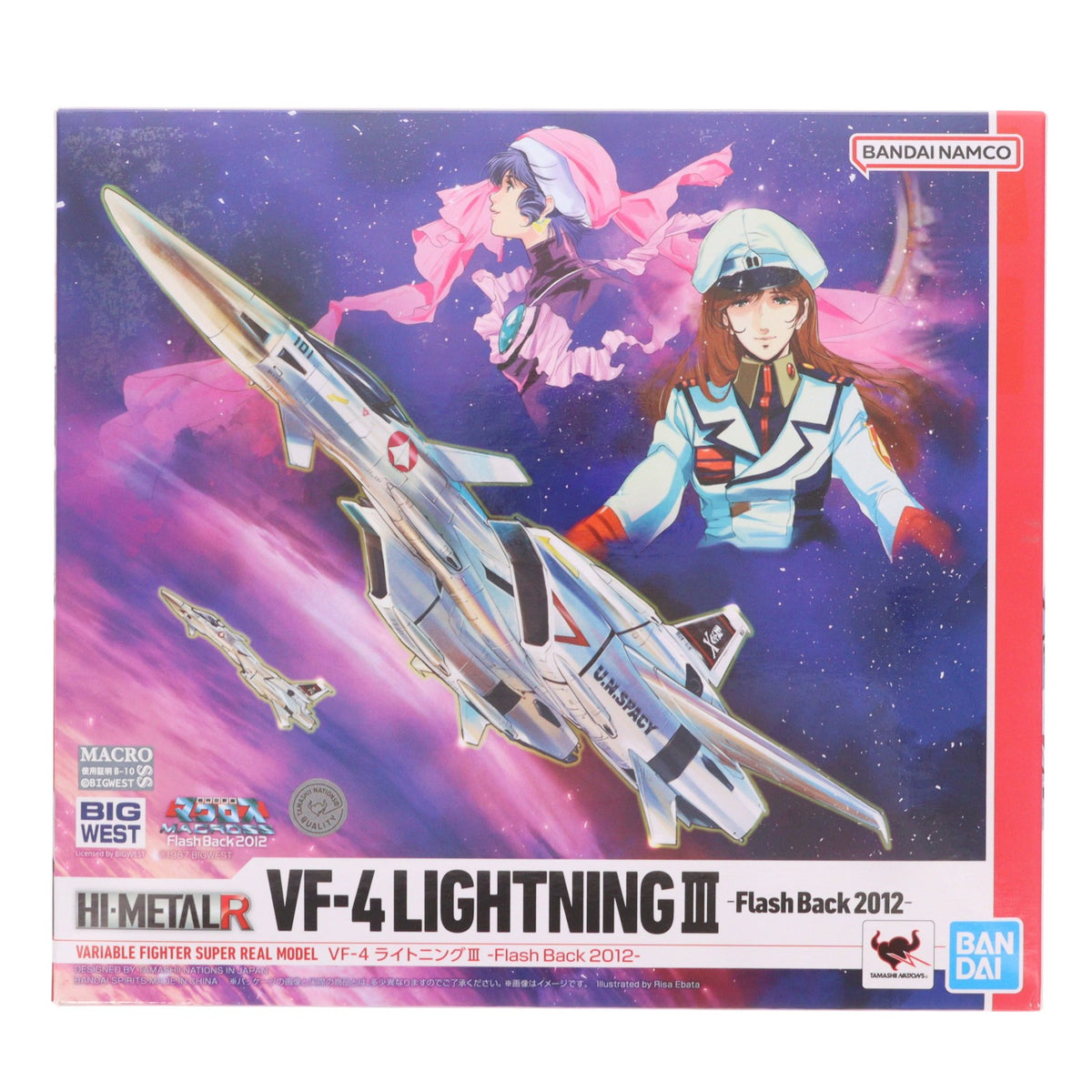 【中古即納】[FIG] HI-METAL R VF-4 ライトニングIII -Flash Back 2012- 超時空要塞マクロス Flash Back 2012 完成品 可動フィギュア バンダイスピリッツ(20241019)