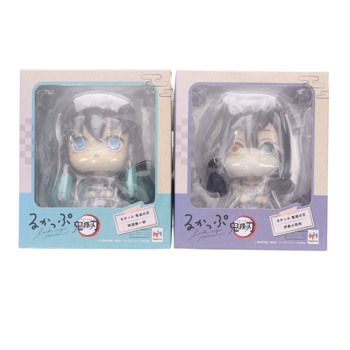 【中古即納】[FIG] メガトレショップ&プレミアムバンダイ限定 るかっぷ 伊黒小芭内&時透無一郎(いぐろおばない&ときとうむいちろう) セット 鬼滅の刃 完成品 フィギュア メガハウス(20220228)