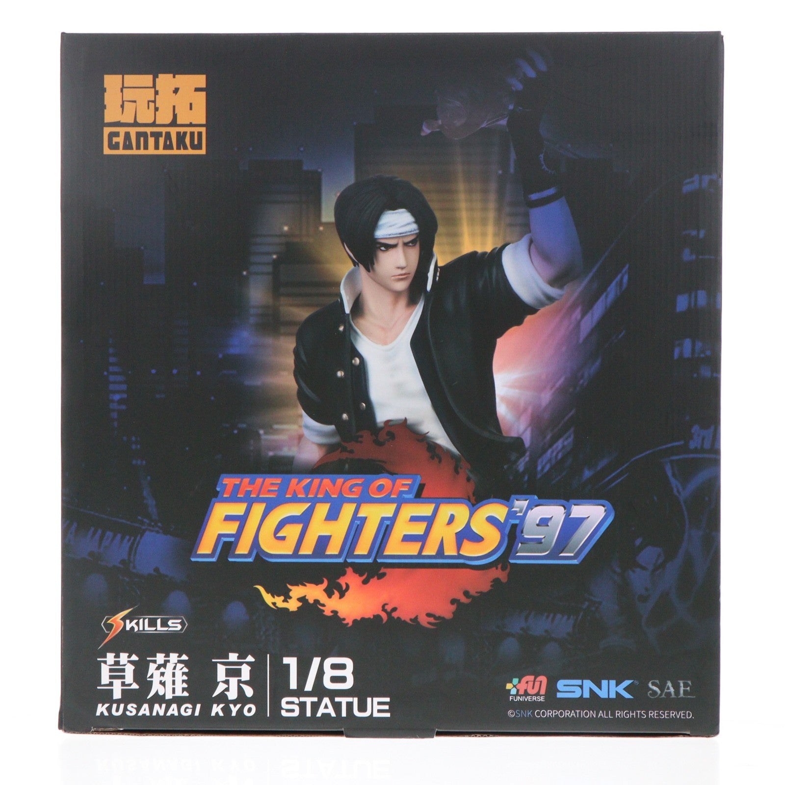 【中古即納】[FIG] 草薙京(くさなぎきょう) THE KING OF FIGHTERS '97(ザ・キング・オブ・ファイターズ97) 1/8 スタチュー 完成品 フィギュア 玩拓(20190223)