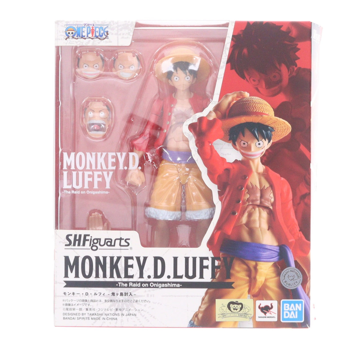 【中古即納】[FIG] (再々販) S.H.Figuarts(フィギュアーツ) モンキー・D・ルフィ -鬼ヶ島討入- ONE PIECE(ワンピース) 完成品 可動フィギュア バンダイスピリッツ(20260214)