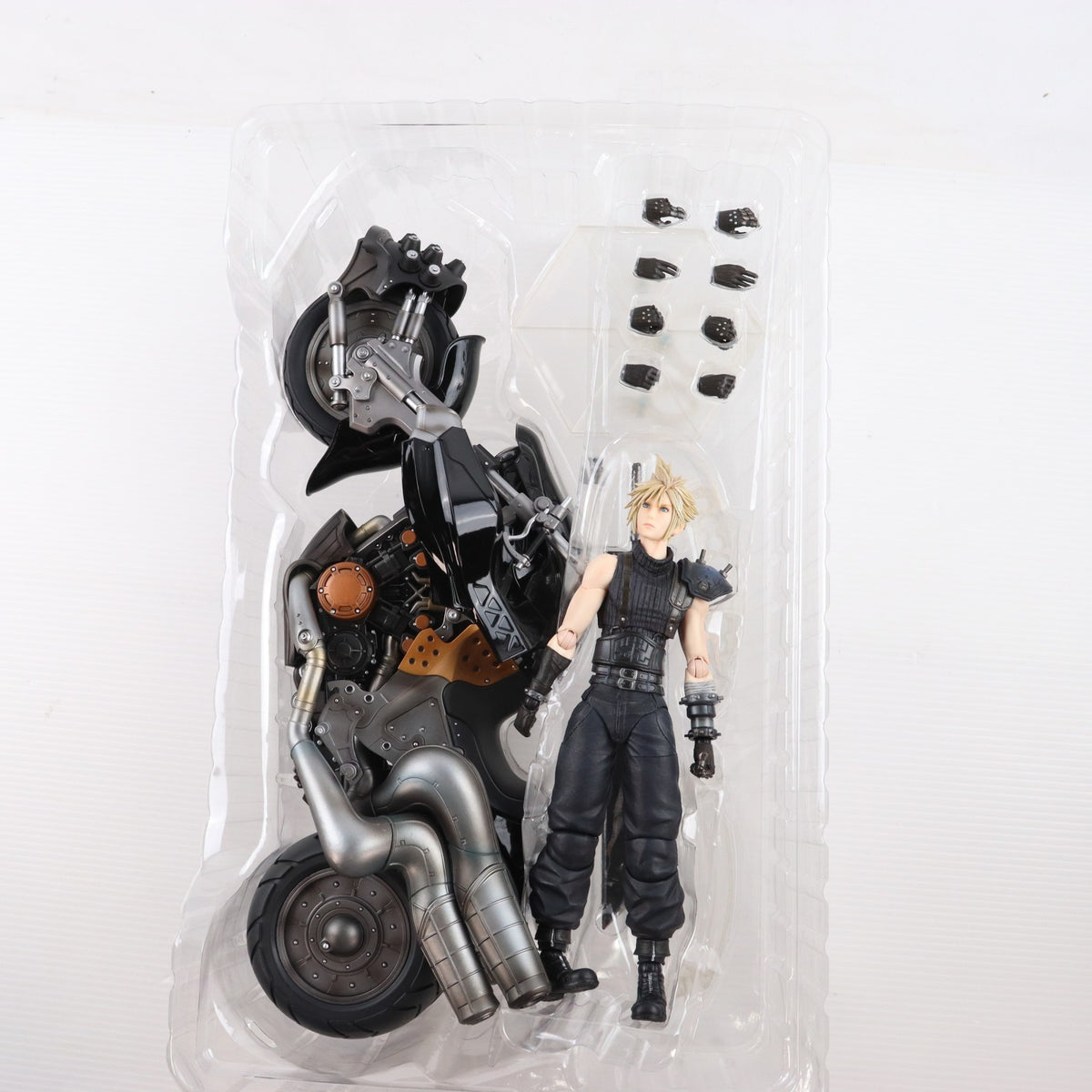 【中古即納】[FIG] (フィギュア単品) PLAY ARTS改(プレイアーツ改) クラウド・ストライフ&ハーディ=デイトナ ファイナルファンタジーVII リメイク 完成品 可動フィギュア スクウェア・エニックスe-STORE限定 スクウェア・エニックス(20200410)