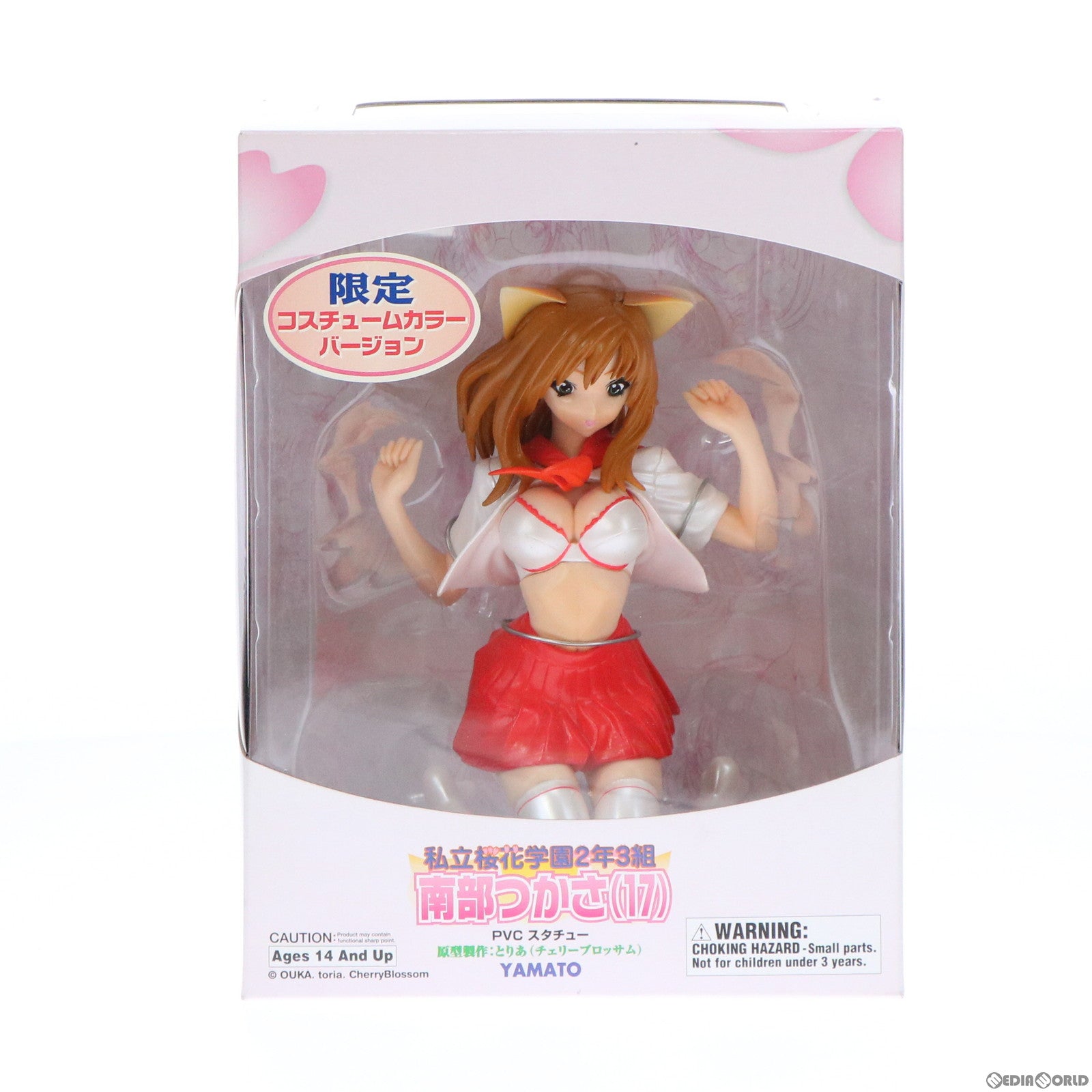 【中古即納】[FIG] 南部つかさ(17) 2004東京ホビーショウ限定コスチュームカラーバージョン 私立桜花学園[2年3組] 完成品 スタチューフィギュア YAMATO(やまと)(20050215)