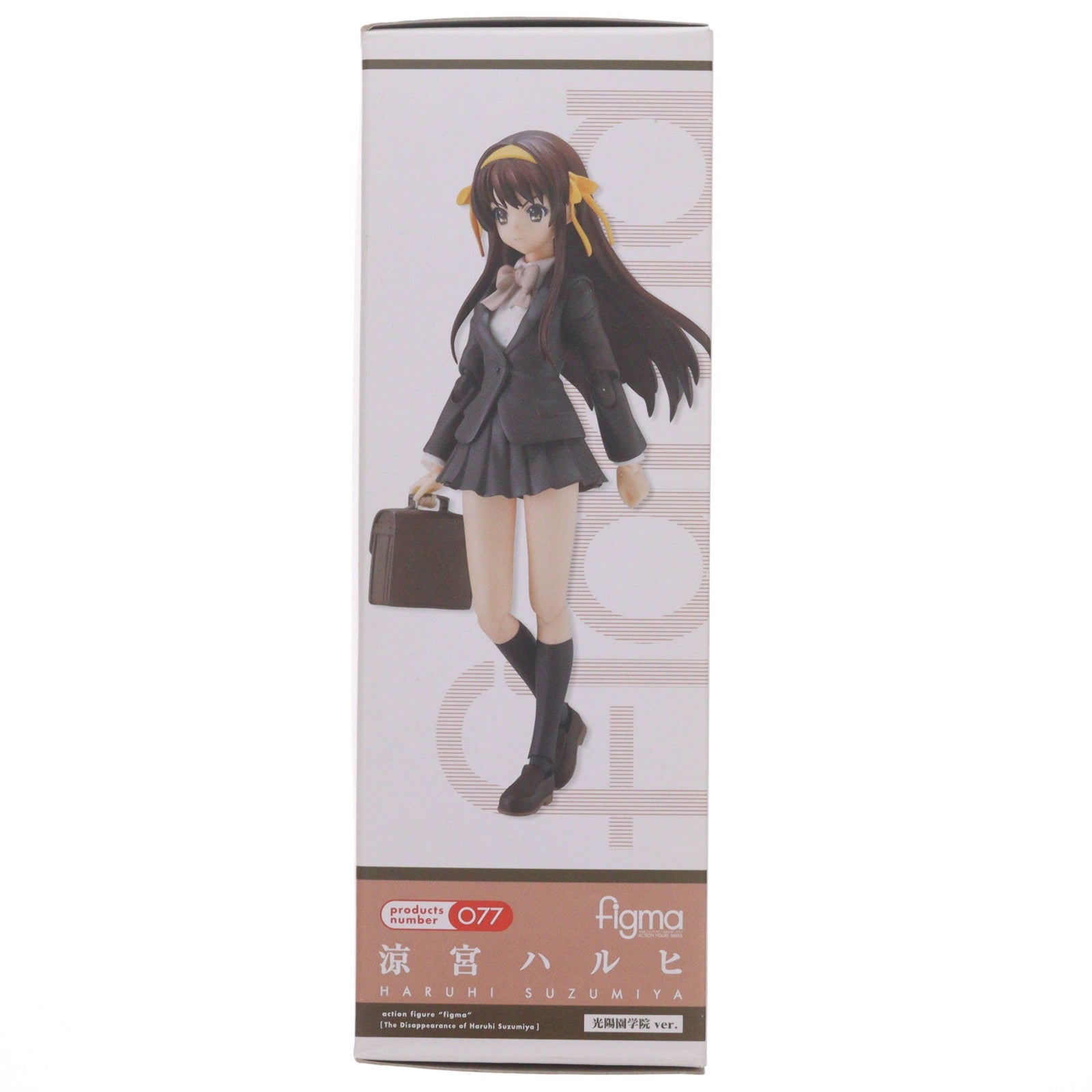 【中古即納】[FIG] figma(フィグマ) 077 涼宮ハルヒ 光陽園学院ver. 涼宮ハルヒの消失 完成品 可動フィギュア マックスファクトリー(20101229)