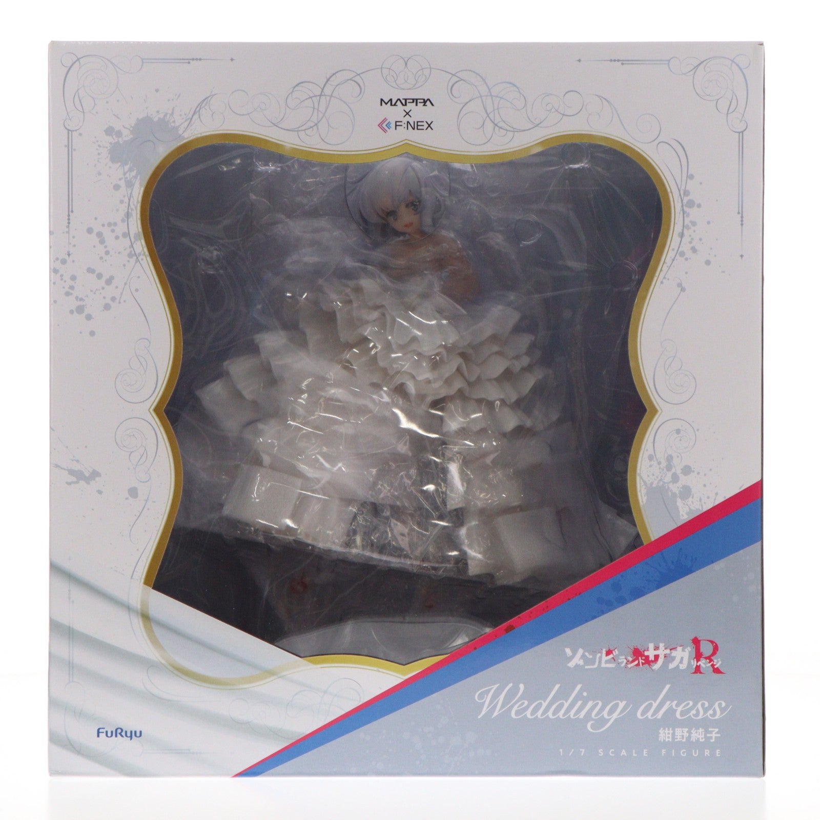 【中古即納】[FIG] F:NEX限定 紺野純子(こんのじゅんこ) -ウエディングドレス- ゾンビランドサガ リベンジ 1/7 完成品 フィギュア(AMU-FNX274) F:NEX/フリュー(20220131)