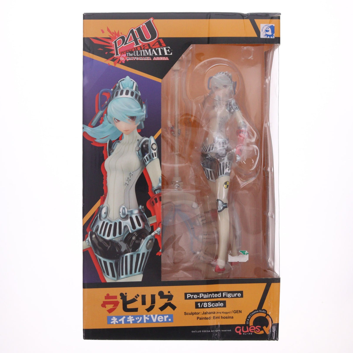 【中古即納】[FIG] ラビリス ネイキッドVer. ペルソナ4 ジ・アルティメット イン マヨナカアリーナ 1/8 完成品 フィギュア キューズQ(20170312)