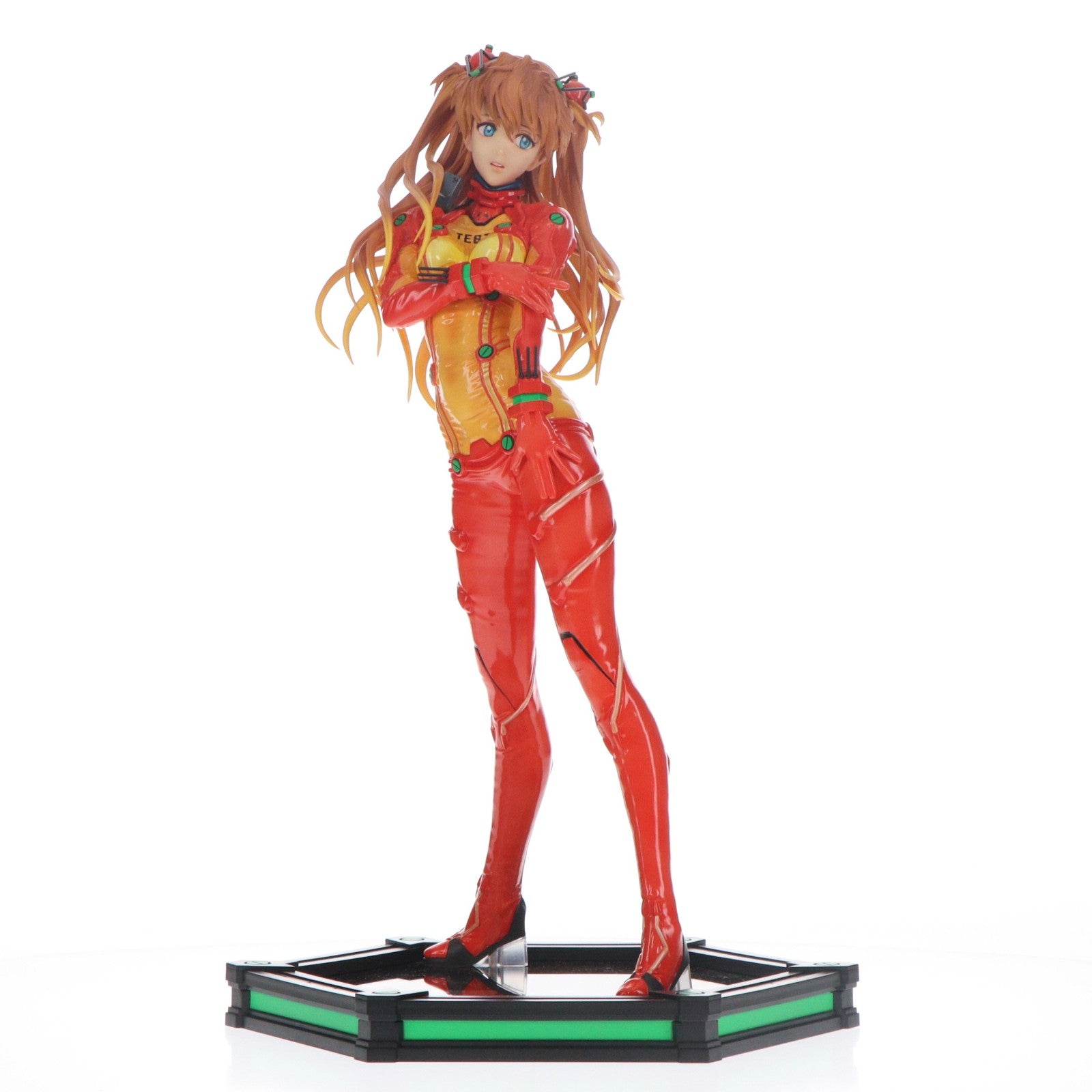 【中古即納】[FIG] 式波・アスカ・ラングレー テスト用プラグスーツVer. エヴァンゲリオンストア限定版 ヱヴァンゲリヲン新劇場版:破 1/4 完成品 フィギュア ベルファイン(20190831)