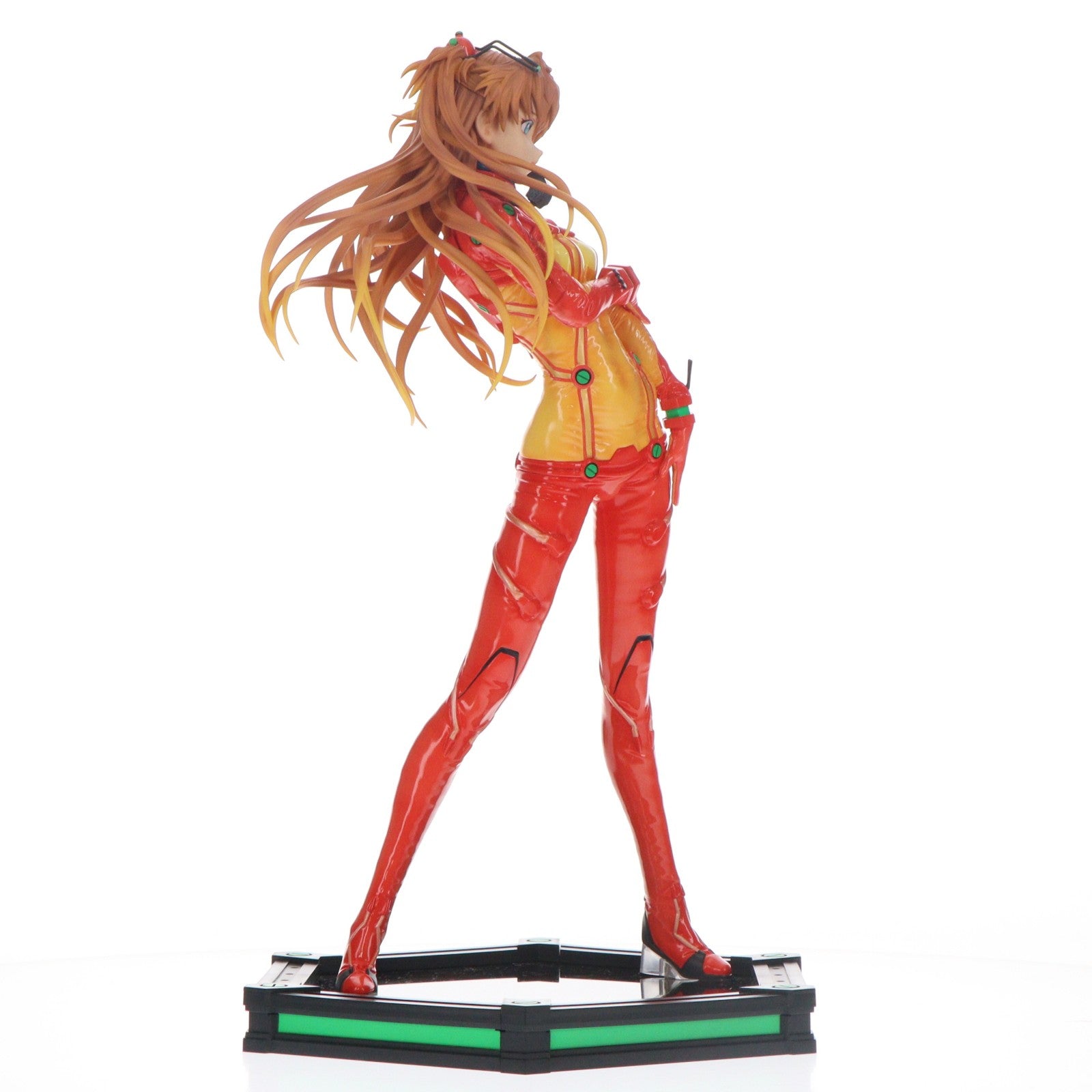 【中古即納】[FIG] 式波・アスカ・ラングレー テスト用プラグスーツVer. エヴァンゲリオンストア限定版 ヱヴァンゲリヲン新劇場版:破 1/4 完成品 フィギュア ベルファイン(20190831)