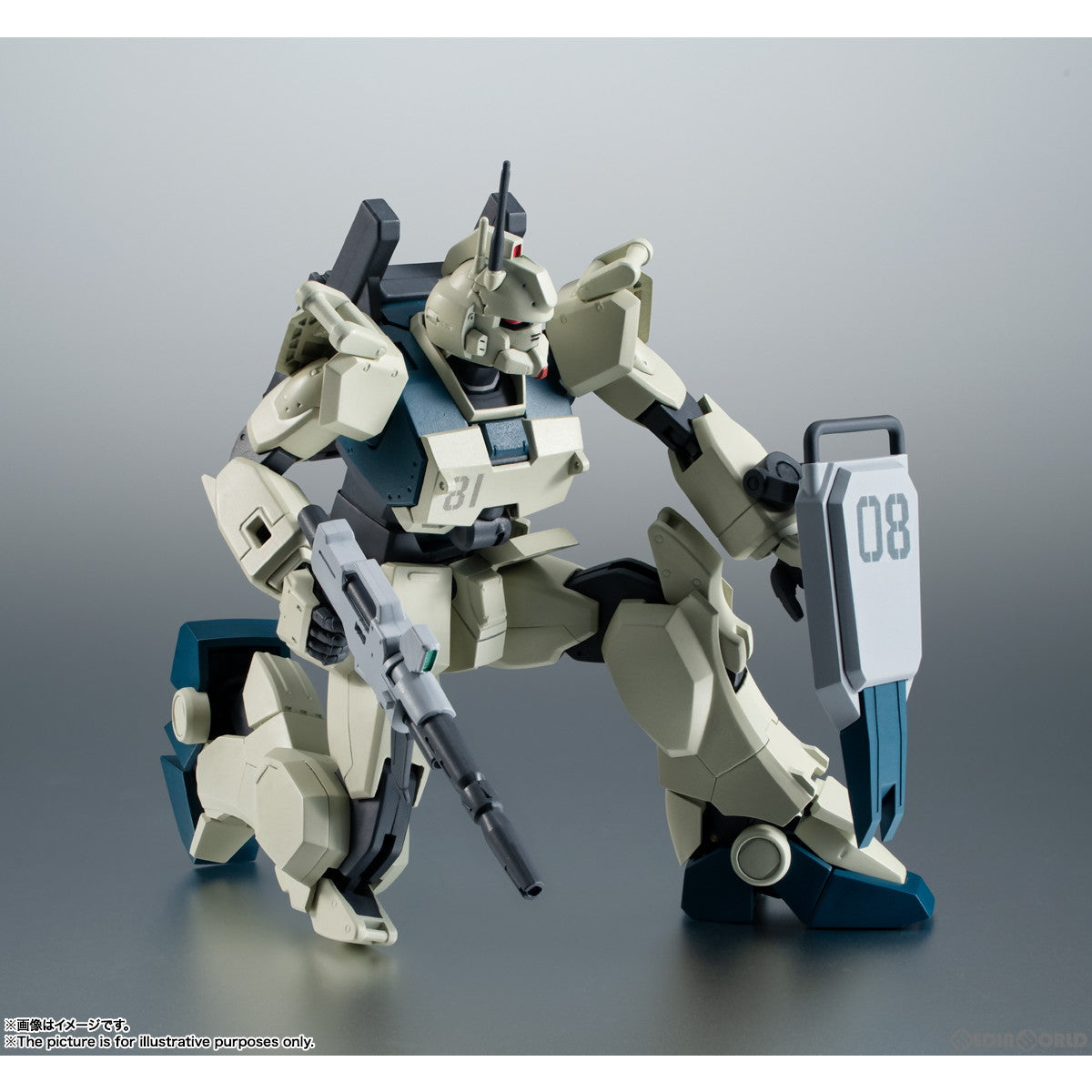 【中古即納】[FIG] 初期不良対応済み ROBOT魂(SIDE MS) RX-79(G)Ez-8 ガンダムEz-8 ver. A.N.I.M.E. 機動戦士ガンダム 第08MS小隊 完成品 可動フィギュア バンダイスピリッツ(20221123)