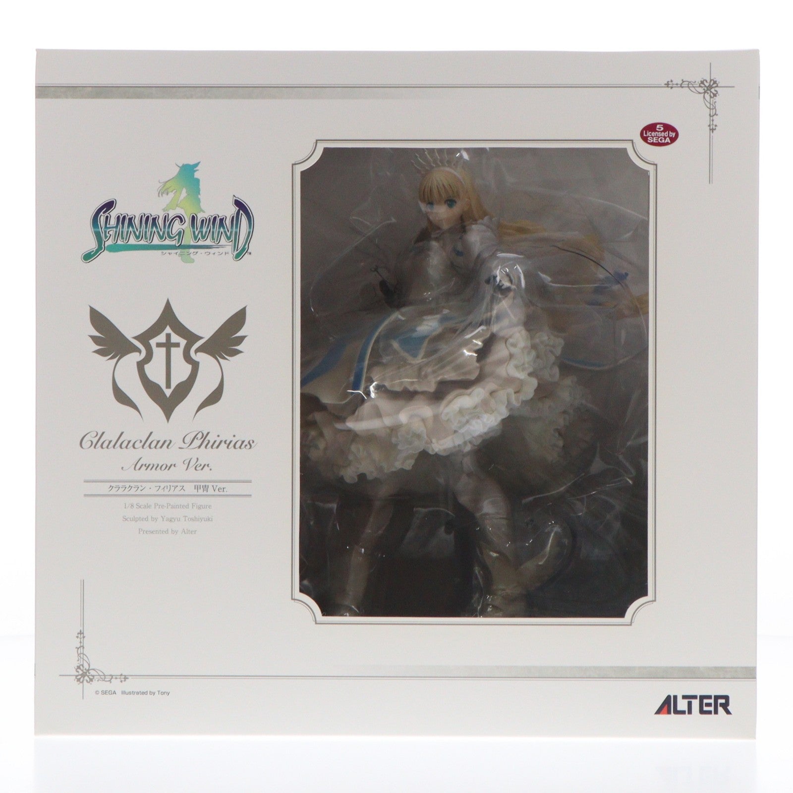 【中古即納】[FIG] クララクラン・フィリアス 甲冑Ver. シャイニング・ウィンド 1/8 完成品 フィギュア アルター(20100820)