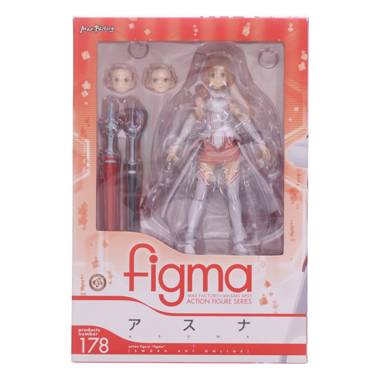【中古即納】[FIG] figma(フィグマ) 178 アスナ ソードアート・オンライン 完成品 可動フィギュア マックスファクトリー(20130801)