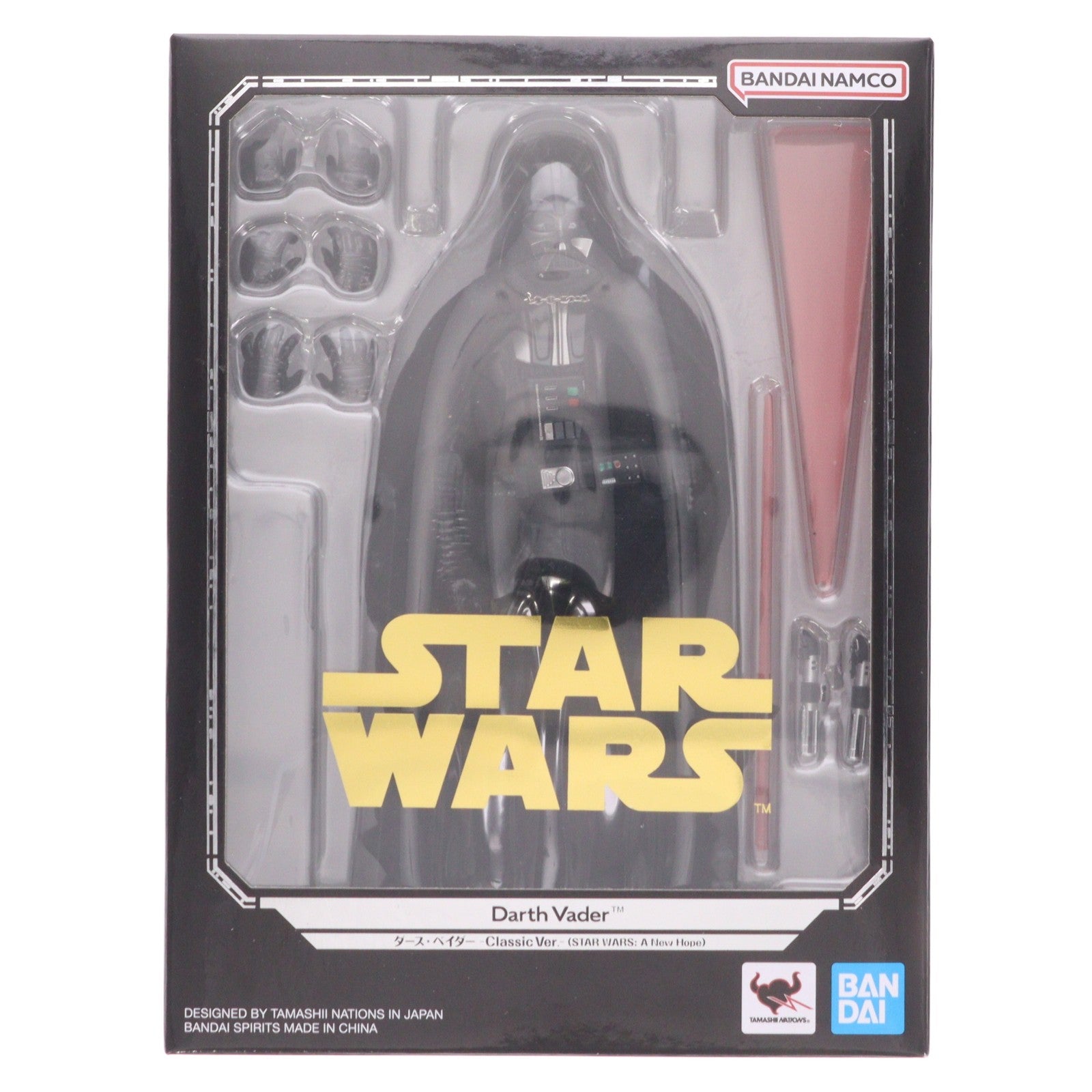 【中古即納】[FIG] (再販) S.H.Figuarts(フィギュアーツ) ダース・ベイダー -Classic Ver.-(STAR WARS: A New Hope) スター・ウォーズ エピソード4/新たなる希望 完成品 可動フィギュア バンダイスピリッツ(20260314)