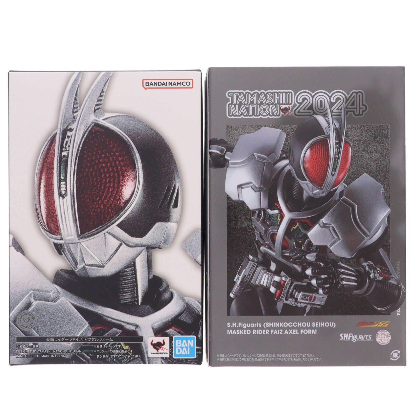 【中古即納】[FIG] S.H.Figuarts(フィギュアーツ) 真骨彫製法 仮面ライダーファイズ アクセルフォーム 仮面ライダー555(ファイズ) 完成品 可動フィギュア TAMASHII NATION 2024&魂ウェブ商店限定 バンダイスピリッツ(20241130)