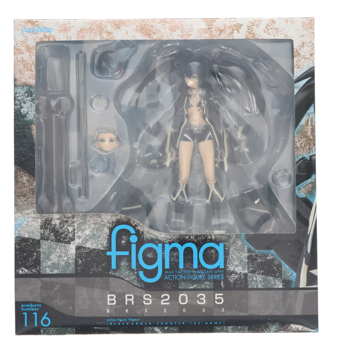【中古即納】[FIG] figma(フィグマ) 116 BRS2035 ブラック★ロックシューター THE GAME 完成品 可動フィギュア マックスファクトリー(20111216)