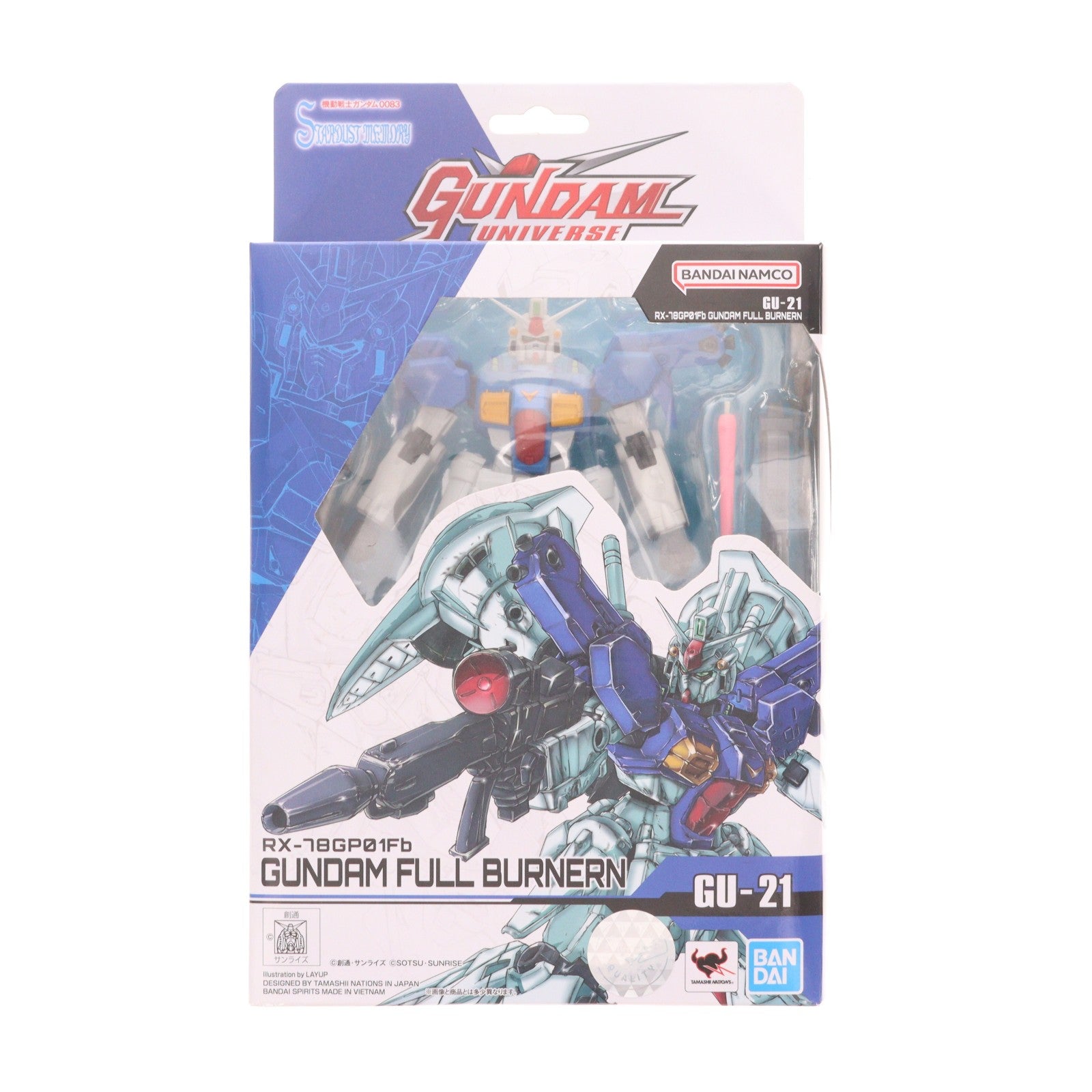 【中古即納】[FIG] GUNDAM UNIVERSE(ガンダムユニバース) RX-78GP01Fb GUNDAM FULL BURNERN(ガンダム フルバーニアン) 機動戦士ガンダム0083 STARDUST MEMORY 完成品 可動フィギュア バンダイスピリッツ(20220923)