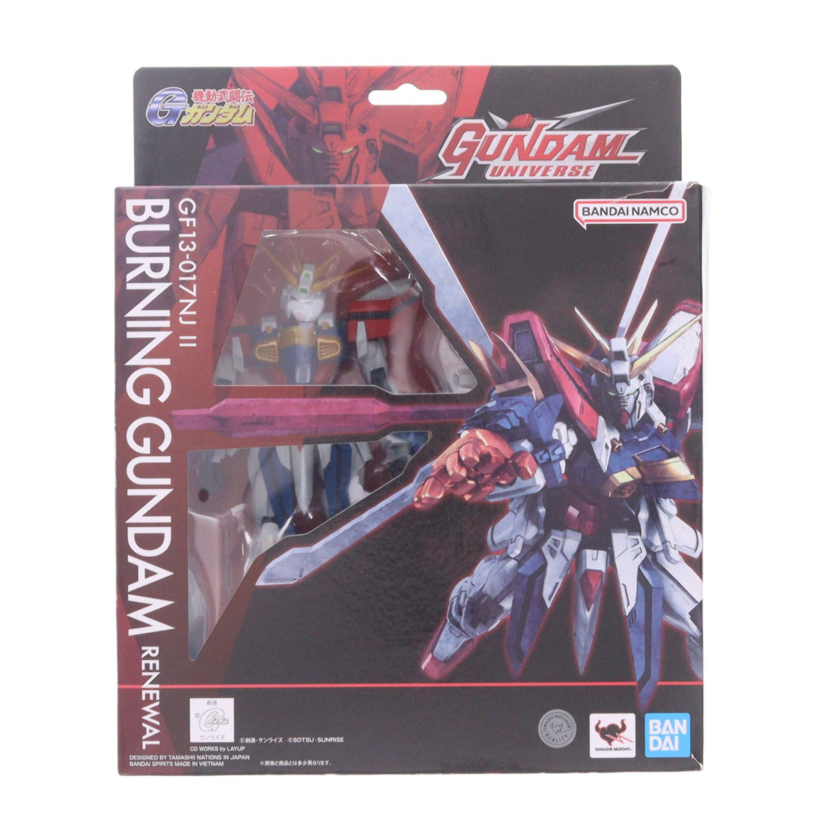 【中古即納】[FIG] GUNDAM UNIVERSE(ガンダムユニバース) GF13-017NJII BURNING GUNDAM RENEWAL(ゴッドガンダム) 機動武闘伝Gガンダム 完成品 可動フィギュア バンダイスピリッツ(20251025)