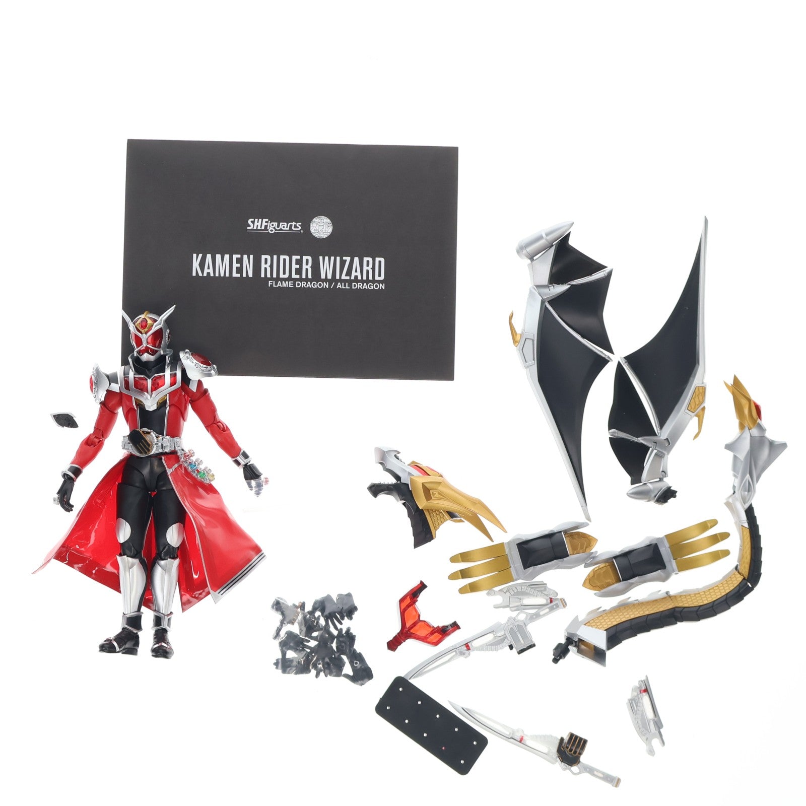 【中古即納】[FIG] 魂ウェブ商店限定 S.H.Figuarts(フィギュアーツ) 真骨彫製法 仮面ライダーウィザード フレイムドラゴン/オールドラゴン 完成品 可動フィギュア バンダイスピリッツ(20220916)