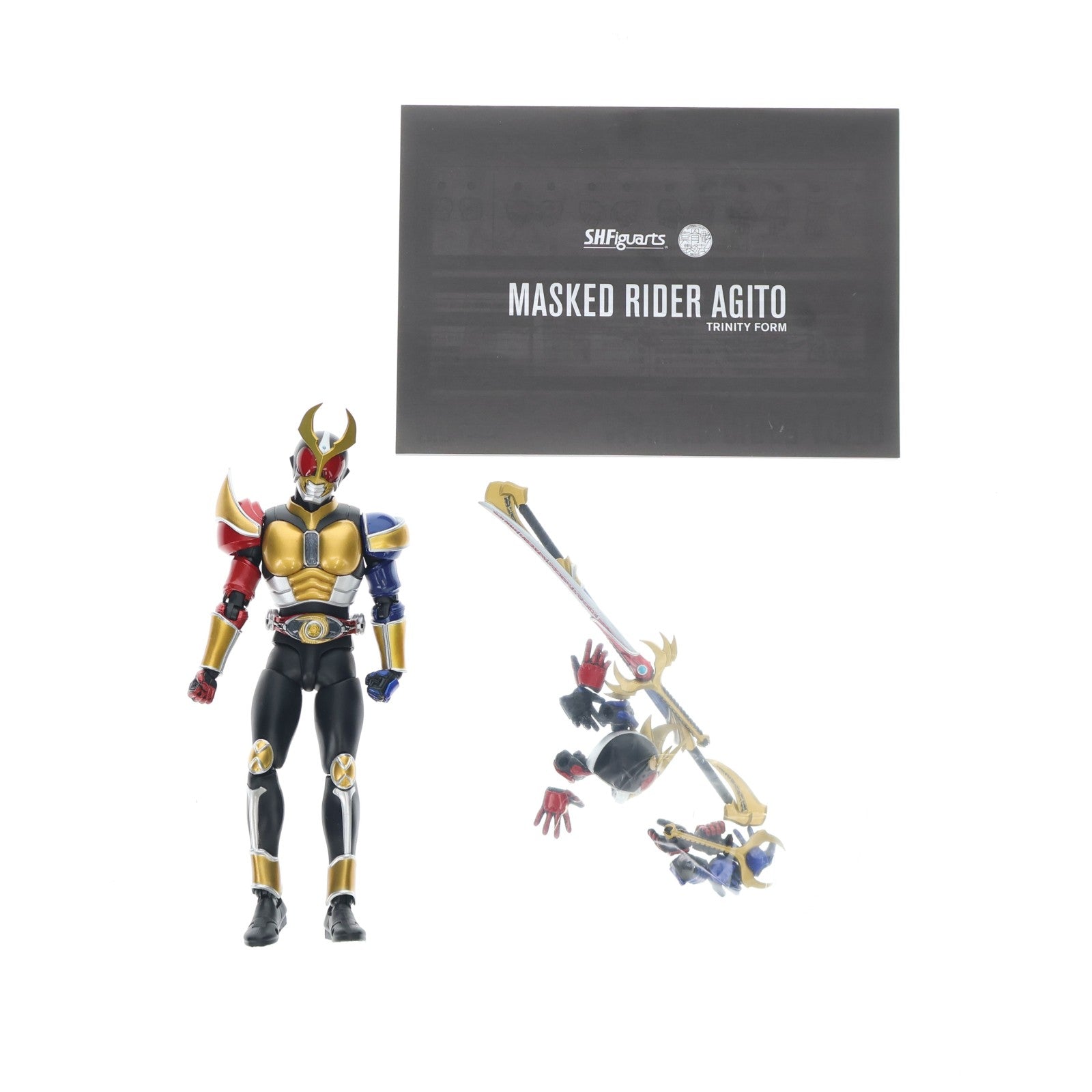 【中古即納】[FIG] 魂ウェブ商店限定 S.H.Figuarts(フィギュアーツ) 真骨彫製法 仮面ライダーアギト トリニティフォーム 完成品 可動フィギュア バンダイスピリッツ(20230417)