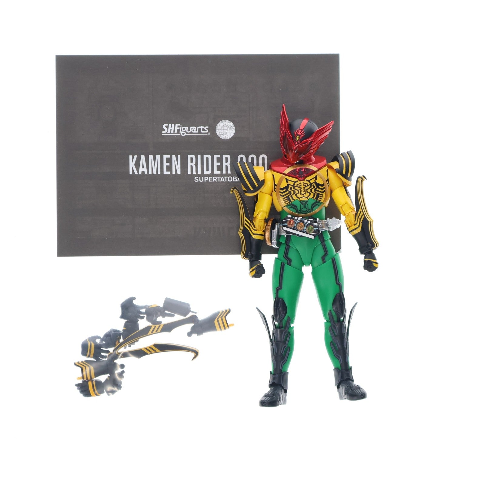 【中古即納】[FIG] 魂ウェブ商店限定 S.H.Figuarts(フィギュアーツ) 真骨彫製法 仮面ライダーオーズ スーパータトバ コンボ 仮面ライダー×仮面ライダー フォーゼ&オーズ MOVIE大戦MEGA MAX 完成品 可動フィギュア バンダイスピリッツ(20211116)
