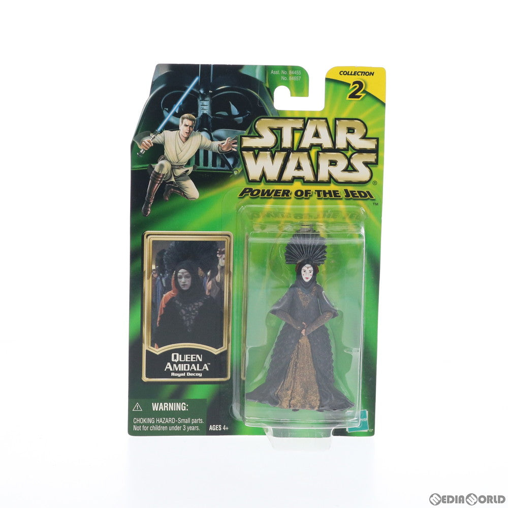 【中古即納】[FIG] スター・ウォーズ ベーシックフィギュア クイーン・アミダラ ロイヤル デコイVer. STAR WARS パワー・オブ・ザ・ジェダイ 完成品 可動フィギュア(84657) トミー(20011231)