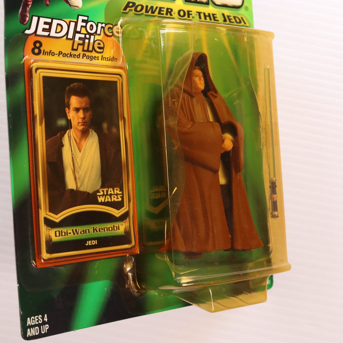 【中古即納】[FIG] スター・ウォーズ パワー・オブ・ザ・ジェダイ ベーシック フィギュア オビ=ワン・ケノービ ジェダイ クローク バージョン STAR WARS 完成品 可動フィギュア(84251) トミー(20001231)