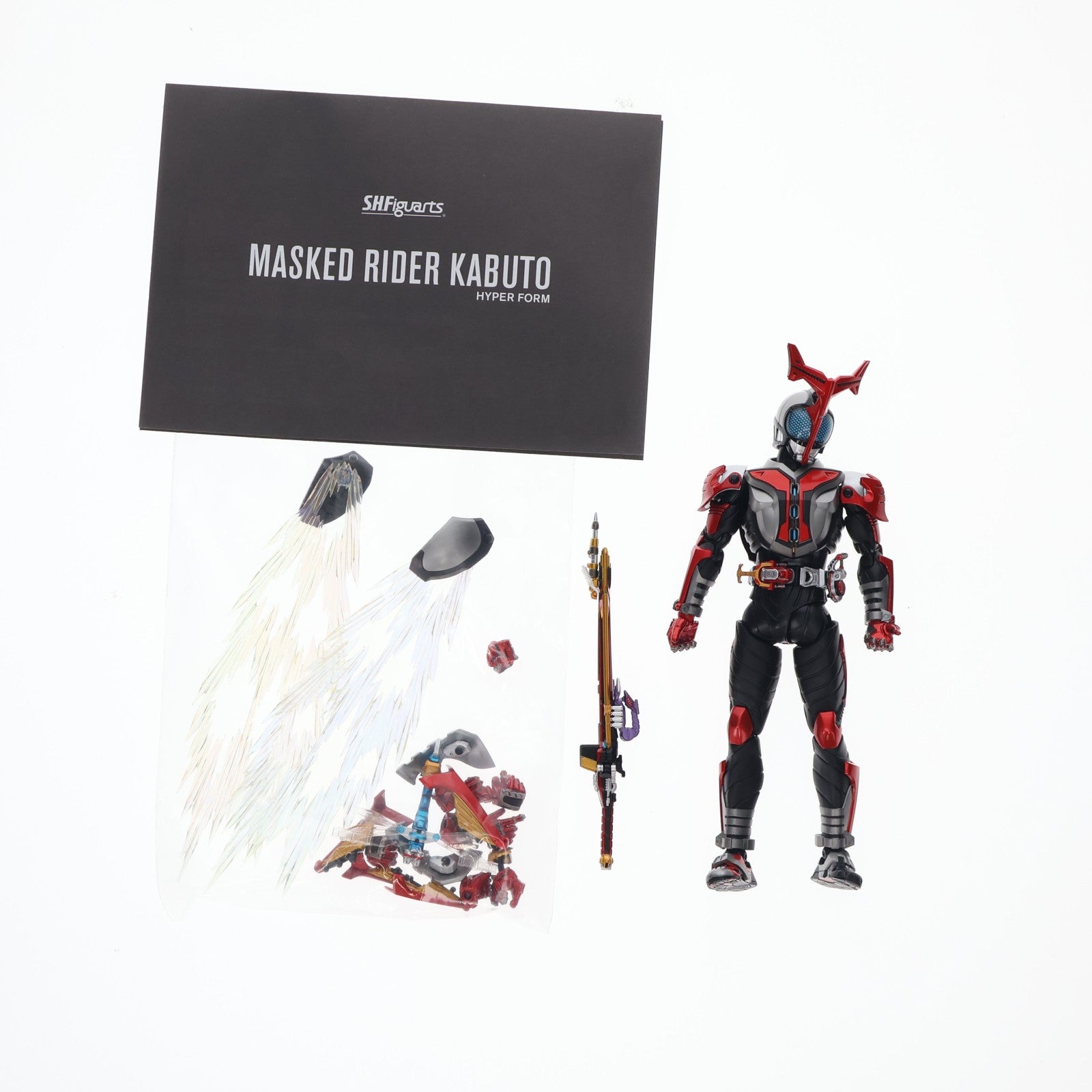 【中古即納】[FIG] 魂ウェブ商店限定 S.H.Figuarts(フィギュアーツ) 真骨彫製法 仮面ライダーカブト ハイパーフォーム 完成品 可動フィギュア バンダイ(20180228)