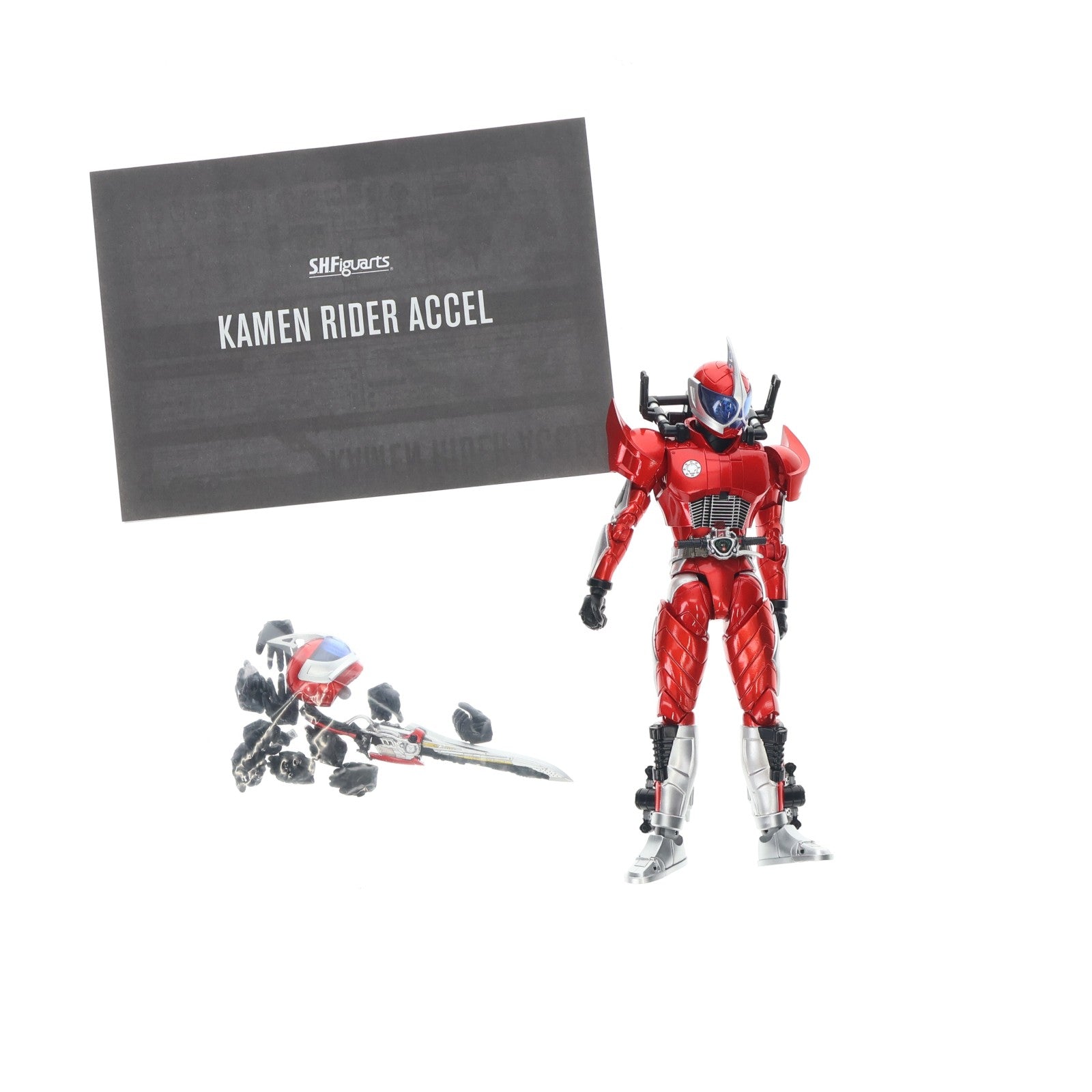 【中古即納】[FIG] S.H.Figuarts(フィギュアーツ) 真骨彫製法 仮面ライダーアクセル 仮面ライダーW(ダブル) 完成品 可動フィギュア バンダイ(20170617)
