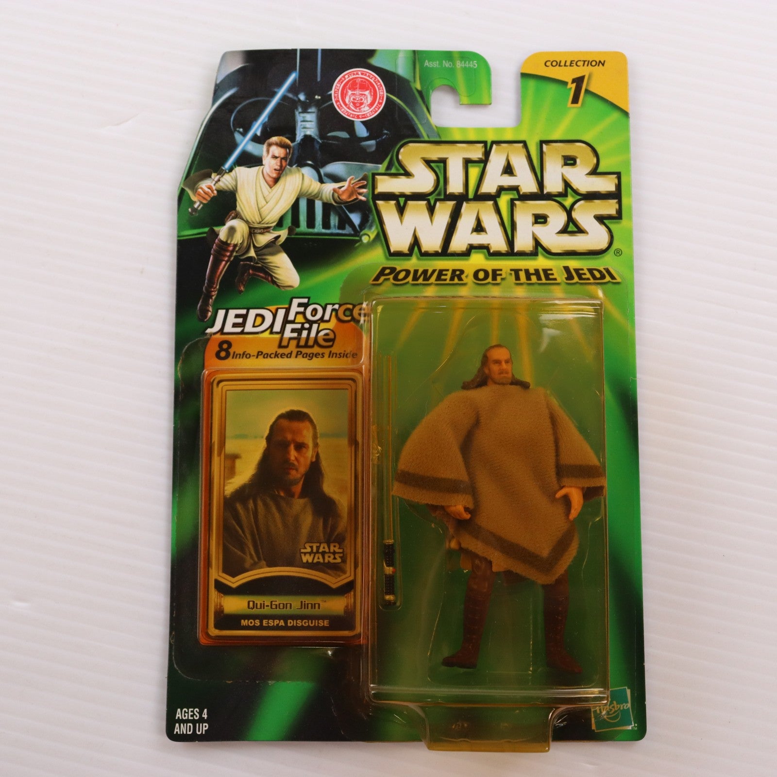 【中古即納】[FIG] スター・ウォーズ パワー・オブ・ザ・ジェダイ ベーシックフィギュア クワイ・ガン・ジン モス・エスパバージョン STAR WARS 完成品 可動フィギュア(84253) トミー(20001231)