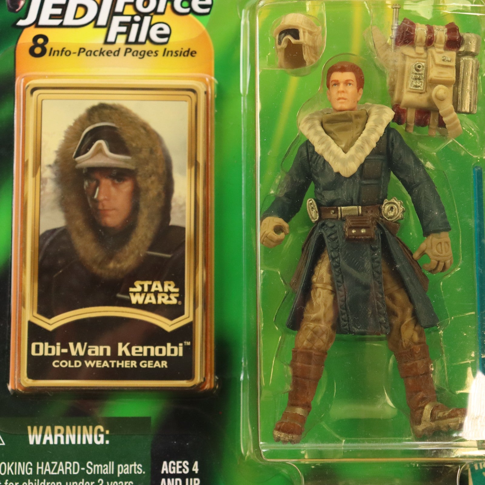 【中古即納】[FIG] スター・ウォーズ ベーシックフィギュア オビ=ワン・ケノービ コールドウェザーギアバージョン STAR WARS パワー・オブ・ザ・ジェダイ 完成品 可動フィギュア(84573) トミー(20011231)