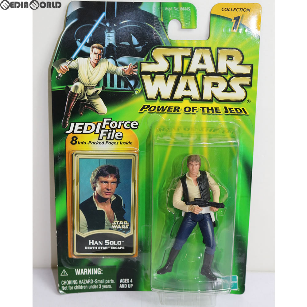 【中古即納】[FIG] スター・ウォーズ パワー・オブ・ザ・ジェダイ ベーシック フィギュア ハン・ソロ デス・スター エスケープ バージョン STAR WARS 完成品 可動フィギュア(84626) トミー(20011231)