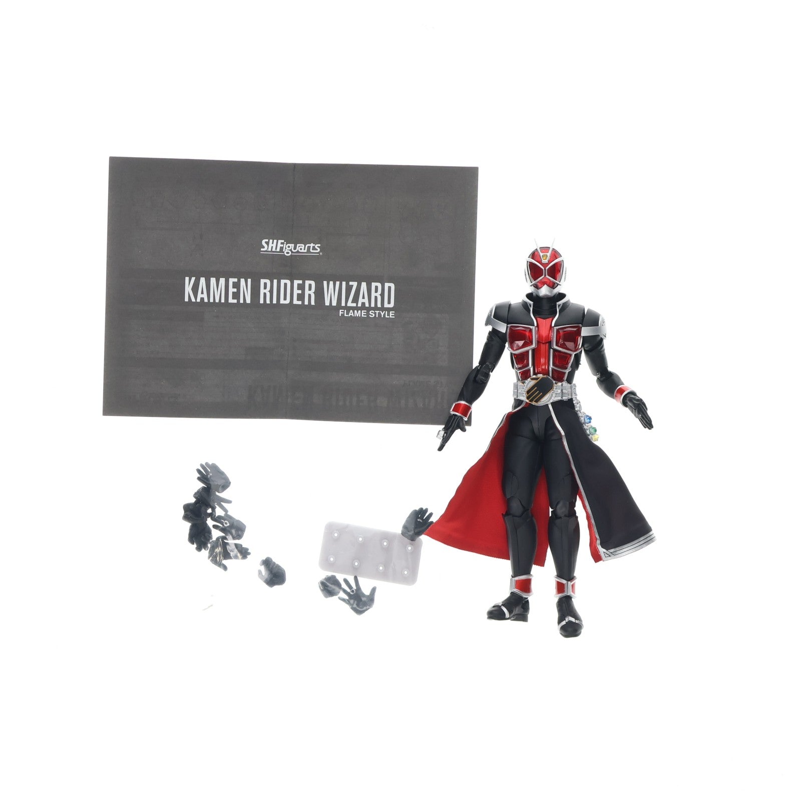 【中古即納】[FIG] S.H.Figuarts(フィギュアーツ) 真骨彫製法 仮面ライダーウィザード フレイムスタイル 完成品 可動フィギュア バンダイスピリッツ(20181123)
