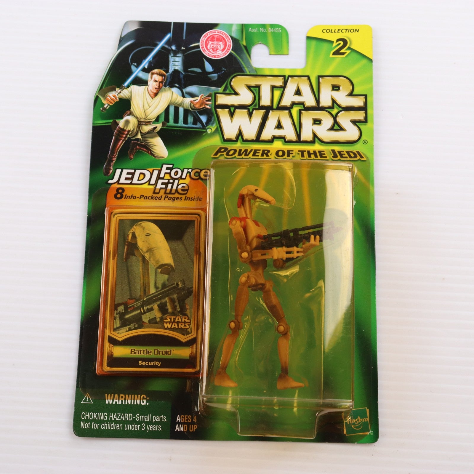 【中古即納】[FIG] スター・ウォーズ パワー・オブ・ザ・ジェダイ ベーシックフィギュア バトル・ドロイド セキュリティバージョン STAR WARS 完成品 可動フィギュア(84249) トミー(19991231)