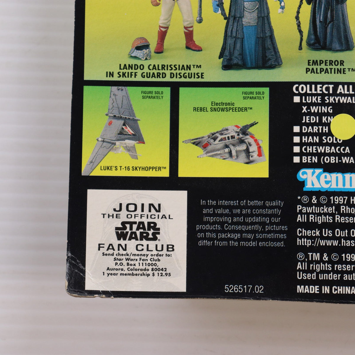 【中古即納】[FIG] スター・ウォーズ パワー・オブ・ザ・フォース ベーシックフィギュア ルーク・スカイウォーカー イン X-ウィングファイター STAR WARS 完成品 可動フィギュア(19991231)
