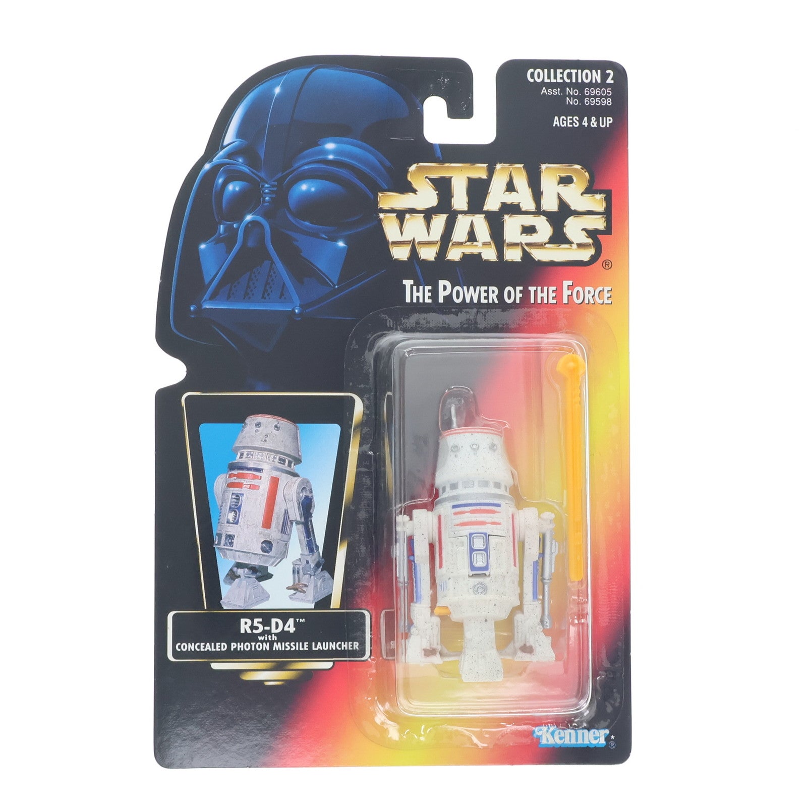 【中古即納】[FIG] スター・ウォーズ パワー・オブ・ザ・ジェダイ ベーシックフィギュア R5-D4 with CONCEALED PHOTON MISSILE LAUNCHER STAR WARS 完成品 可動フィギュア(69598)(海外流通版) Kenner(ケナー)(19961231)
