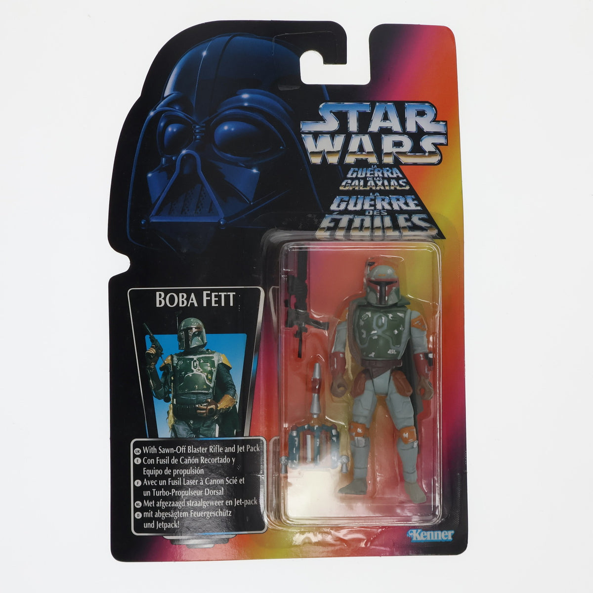 【中古即納】[FIG] スター・ウォーズ パワー・オブ・ザ・フォース ベーシックフィギュア ボバ・フェット マルチランゲージ版 STAR WARS 完成品 可動フィギュア ハズブロ(19991231)