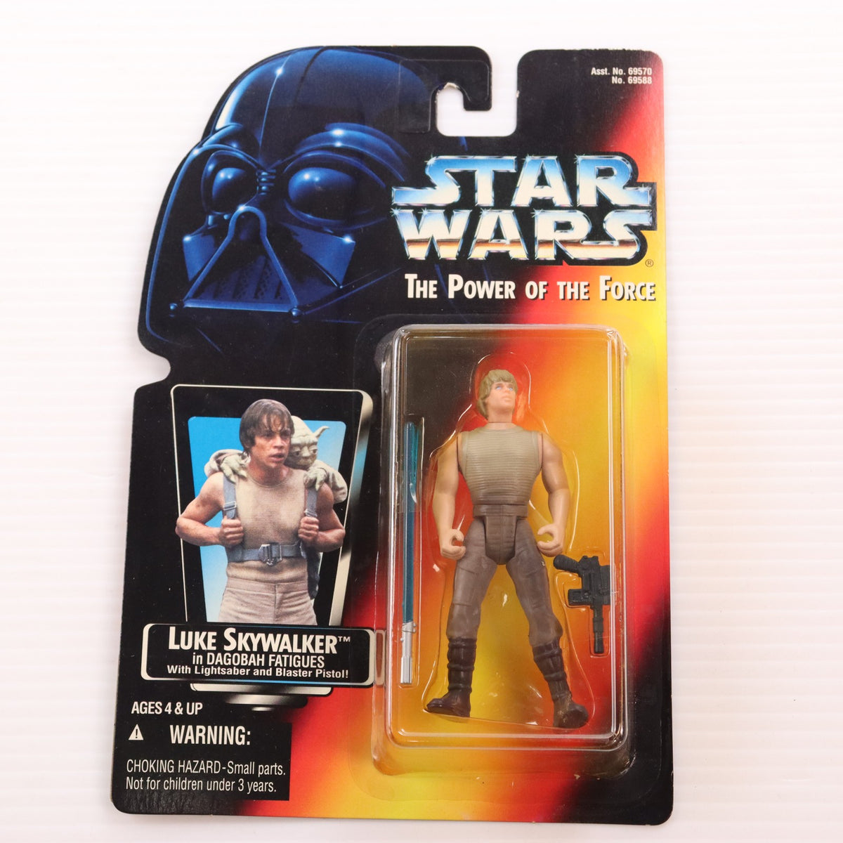 【中古即納】[FIG] The Power Of The Force スター・ウォーズ ベーシックフィギュア ルーク・スカイウォーカー イン ダコバ ファティギューズ STAR WARS 可動フィギュア(69588) ハズブロ(19961231)