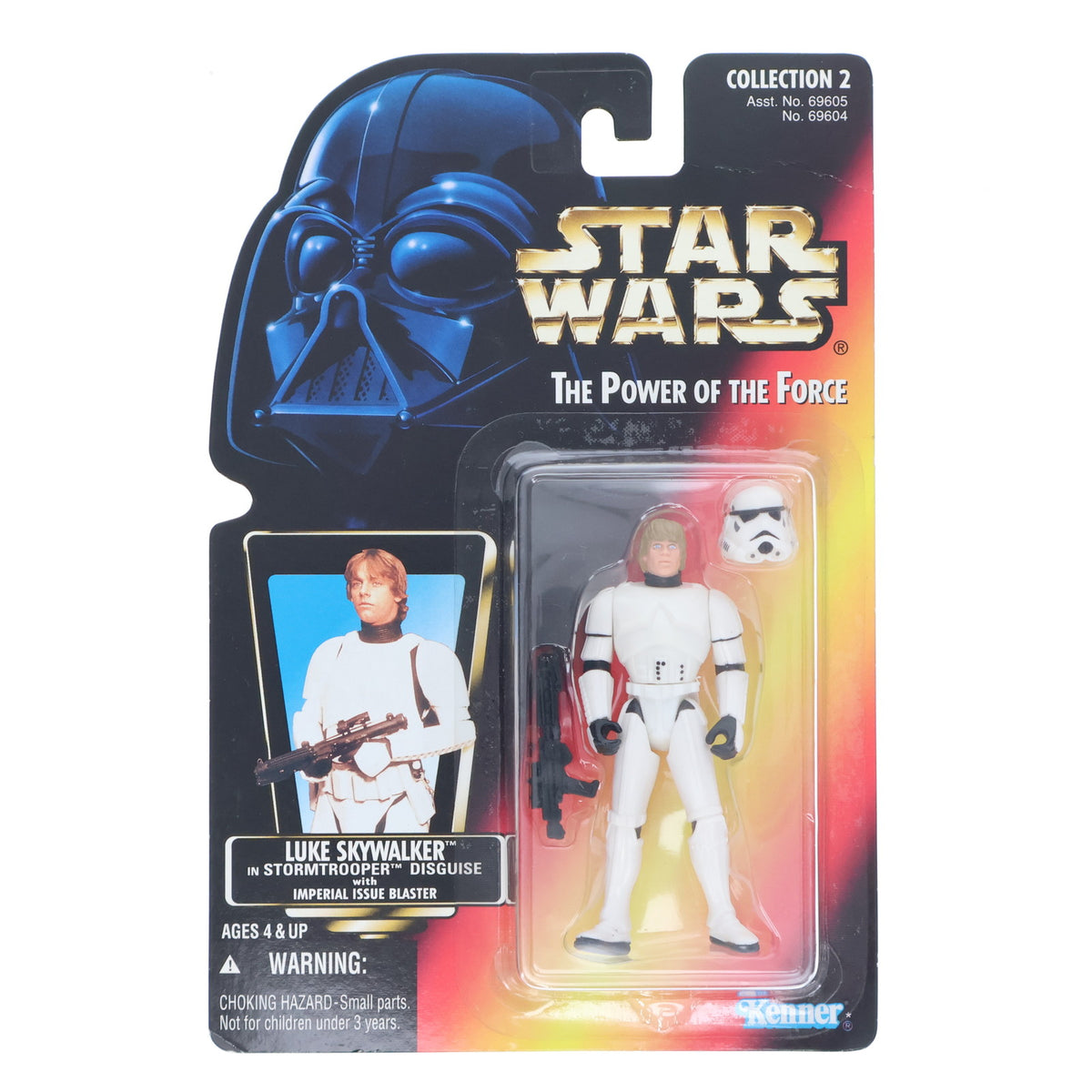 【中古即納】[FIG] ベーシックフィギュア ルーク・スカイウォーカー イン ストーム トゥルーパー STAR WARS(スター・ウォーズ) パワー・オブ・ザ・フォース 完成品 可動フィギュア(19991231)