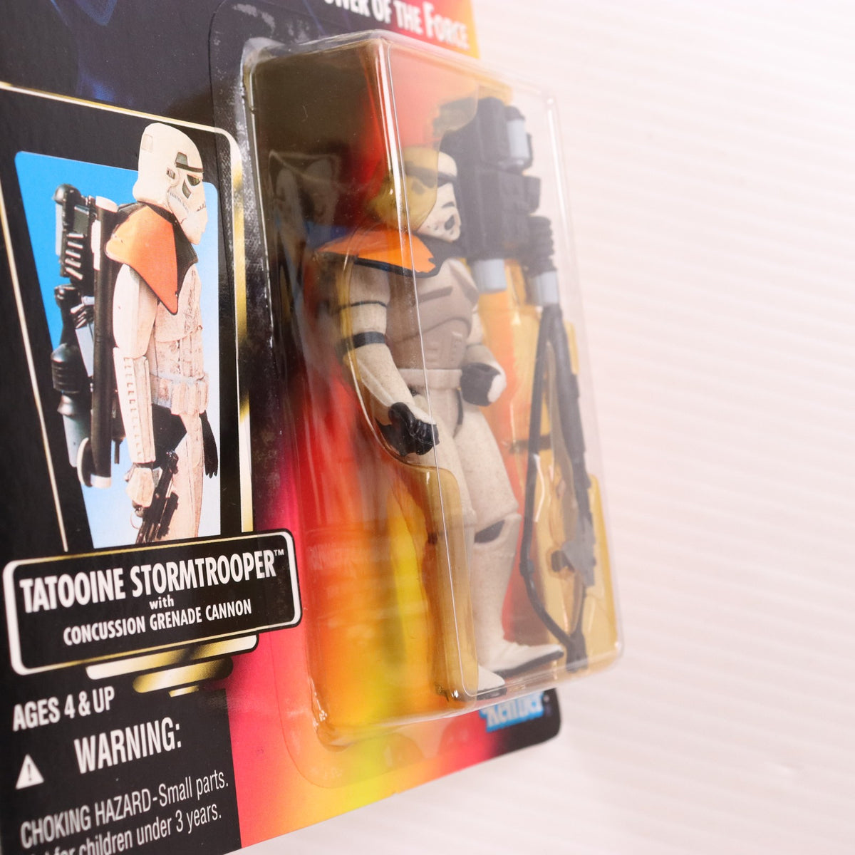 【中古即納】[FIG] The Power of The Force ベーシックフィギュア タトゥイーン ストームトルーパー with ヘビーブラスターライフル STAR WARS(スター・ウォーズ) 完成品 可動フィギュア(69601)(海外流通版) ハズブロ(19991231)
