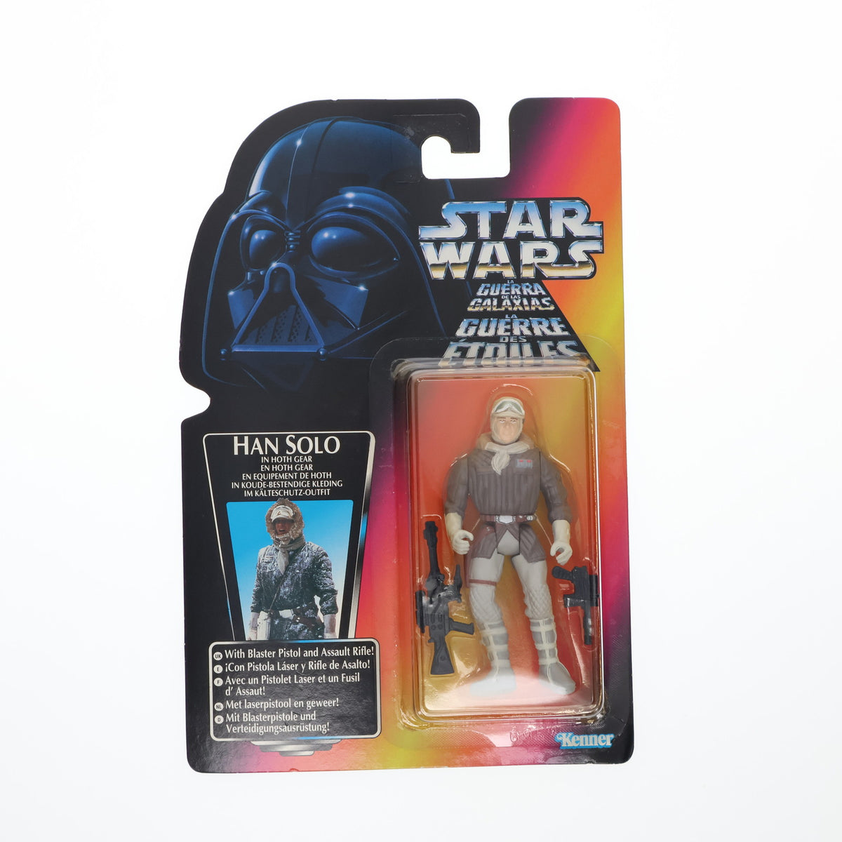 【中古即納】[FIG] スター・ウォーズ パワー・オブ・ザ・フォース ベーシックフィギュア ハン・ソロ イン ホス ギア マルチランゲージ版 STAR WARS 完成品 可動フィギュア ハズブロ(19971231)