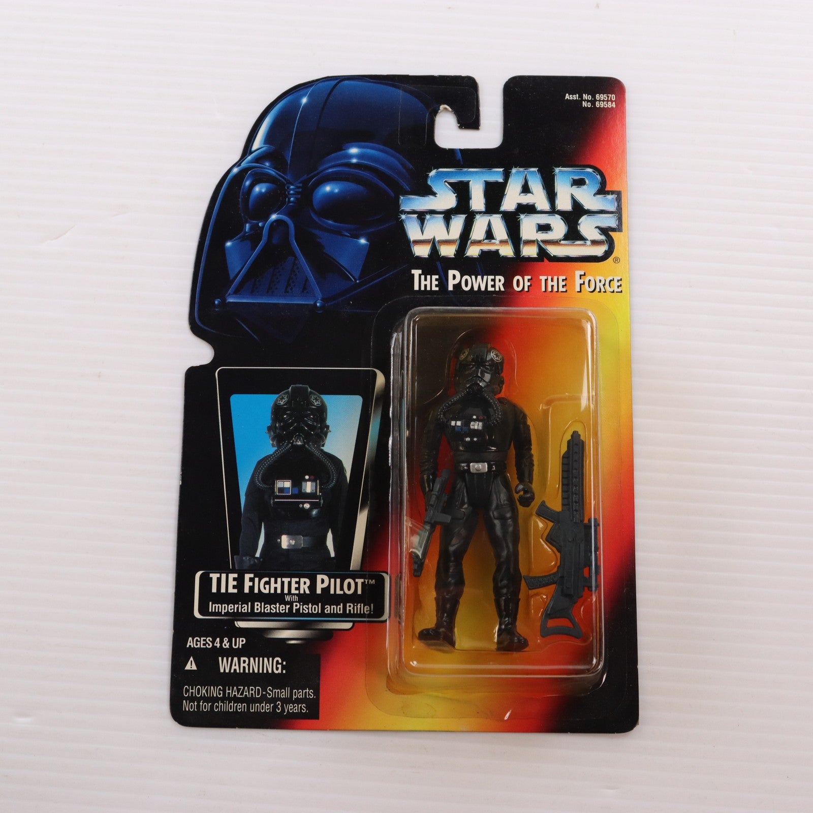 【中古即納】[FIG] スター・ウォーズ ベーシックフィギュア TIE ファイター パイロット グリーンカード版 STAR WARS 完成品 フィギュア(69806) ハズブロージャパン(19961231)