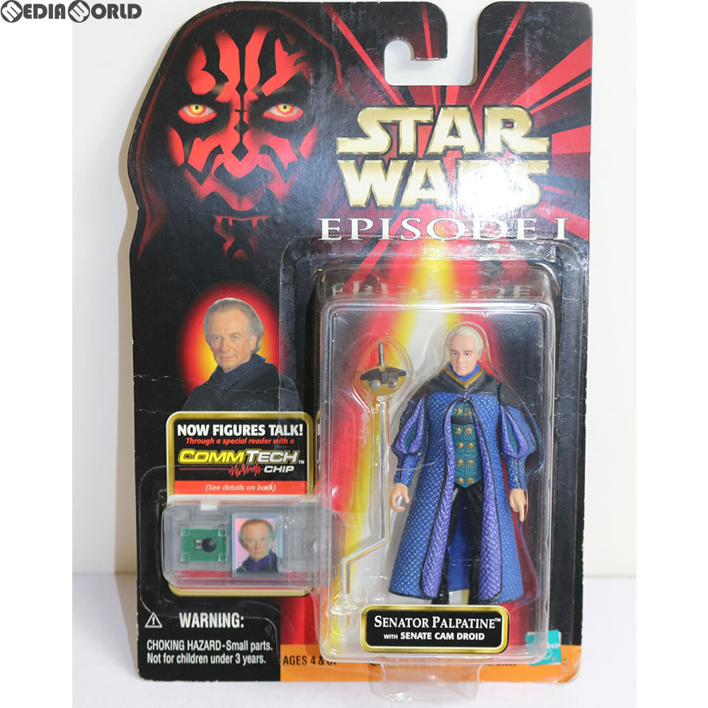 【中古即納】[FIG] コムテック ベーシックフィギュア パルパティーン元老院議員 STAR WARS(スター・ウォーズ) エピソード1/ファントム・メナス 完成品 可動フィギュア(84082) ハズブロ/トミー(19981231)