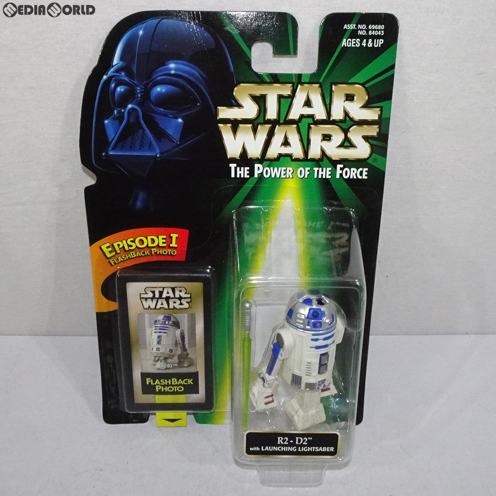【中古即納】[FIG] The Power Of The Force スター・ウォーズ ベーシックフィギュア R2-D2 ランチングセーバー STAR WARS 完成品 可動フィギュア(84043) ハズブロージャパン(19981231)