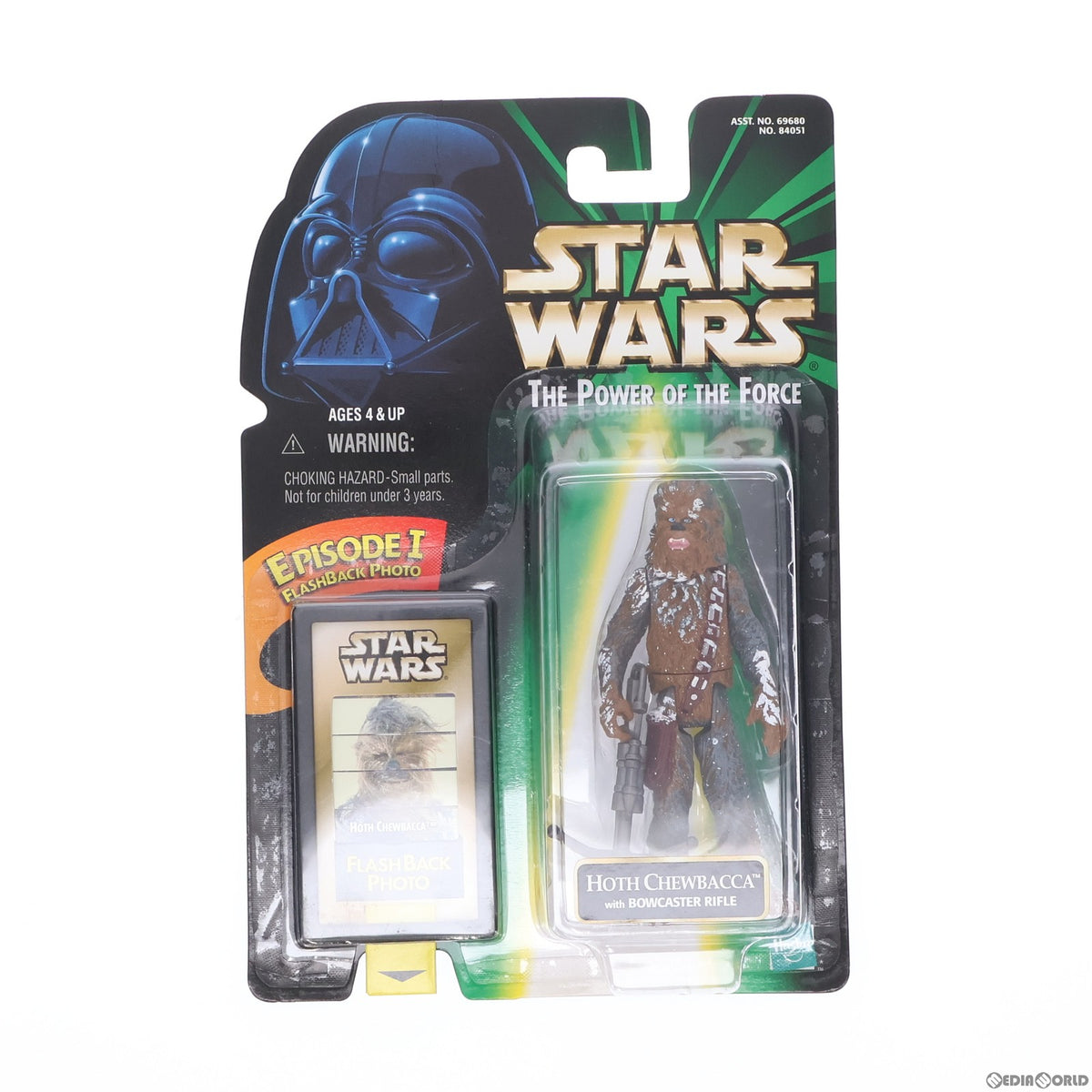 【中古即納】[FIG] スター・ウォーズ パワー・オブ・ザ・フォース ベーシックフィギュア チューバッカー・スノウイー STAR WARS 完成品 可動フィギュア ハズブロ(19991231)