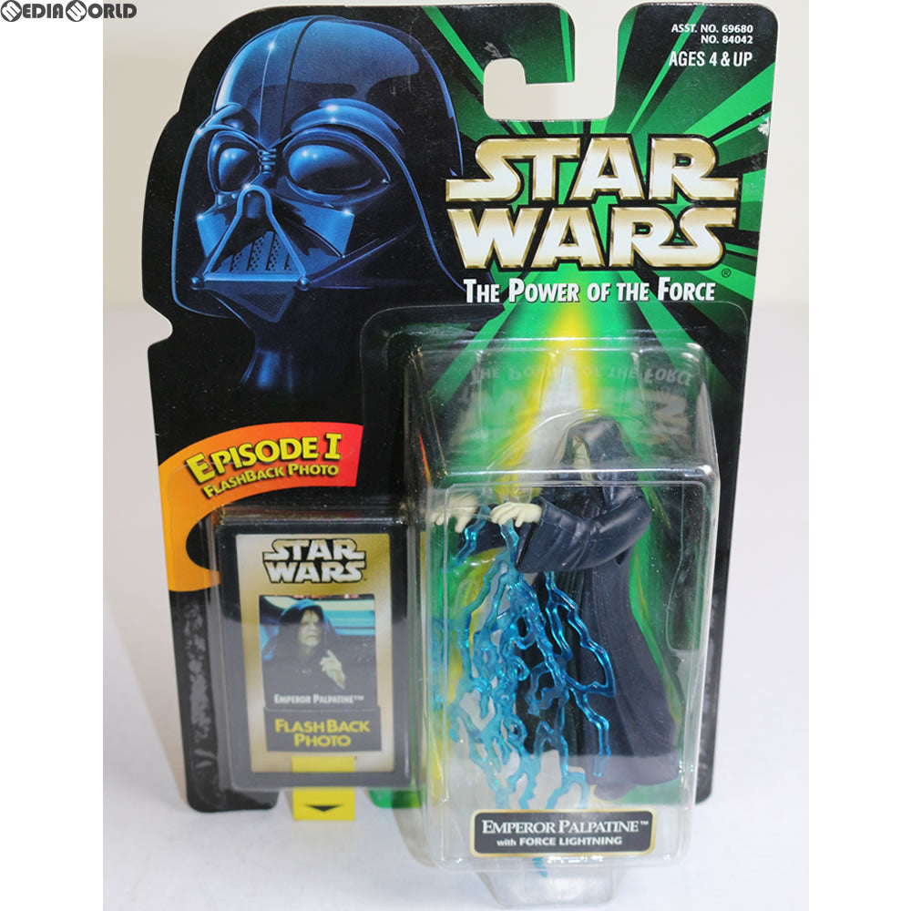 【中古即納】[FIG] The Power Of The Force Flashback Series パルパティーン皇帝 ライトボルツ STAR WARS(スター・ウォーズ) 完成品 可動フィギュア(84042) ハズブロ(19981231)