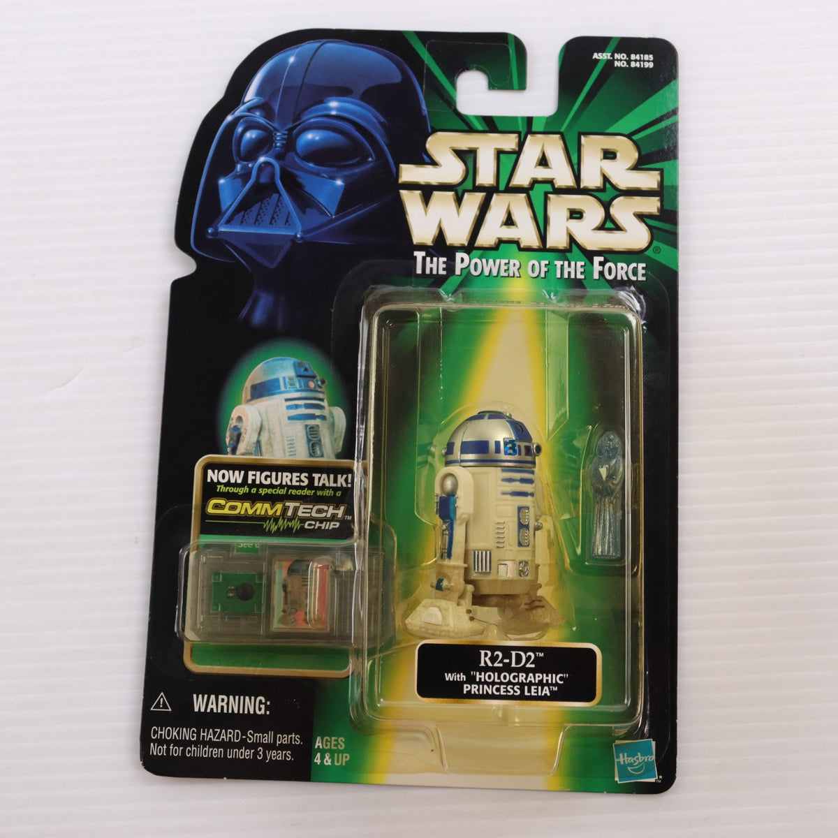 【中古即納】[FIG] コムテック ベーシックフィギュア R2-D2 with ホログラフィックレイア スター・ウォーズ パワー・オブ・ザ・フォース STAR WARS エピソード4/新たなる希望 完成品 可動フィギュア(84199) トミー(19991231)