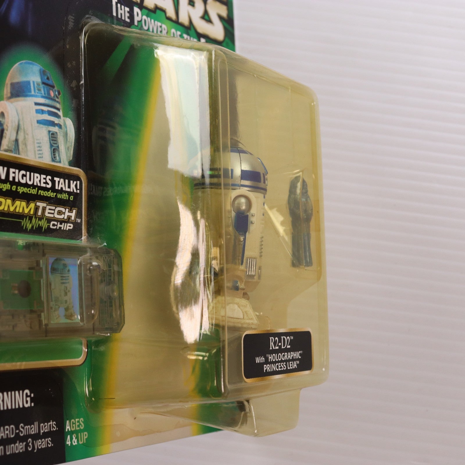 【中古即納】[FIG] コムテック ベーシックフィギュア R2-D2 with ホログラフィックレイア スター・ウォーズ パワー・オブ・ザ・フォース STAR WARS エピソード4/新たなる希望 完成品 可動フィギュア(84199) トミー(19991231)