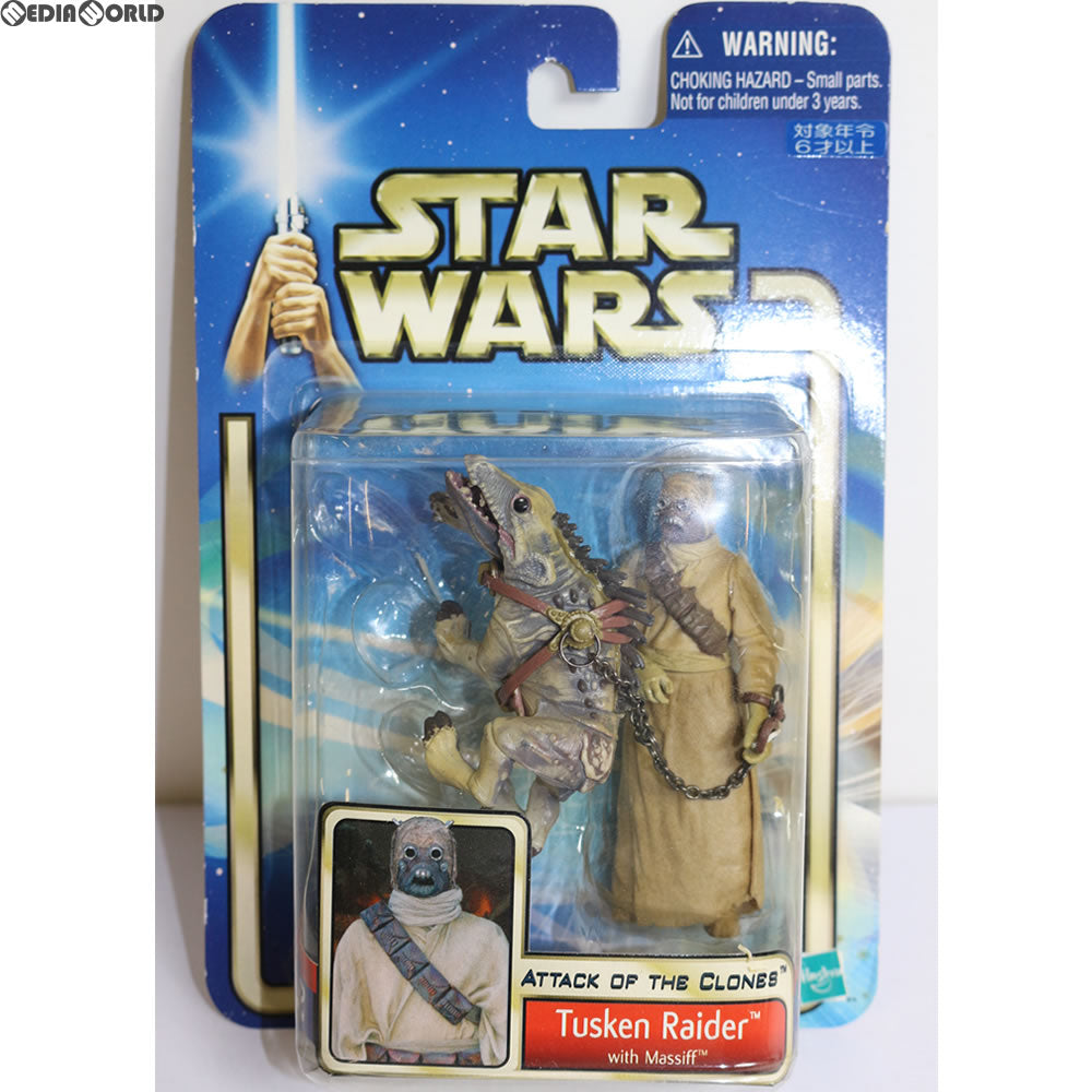 【中古即納】[FIG] スター・ウォーズ ベーシックフィギュア タスケン・レイダーwithマシフ STAR WARS エピソード2/クローンの攻撃 完成品 可動フィギュア(84914) トミー(20021231)