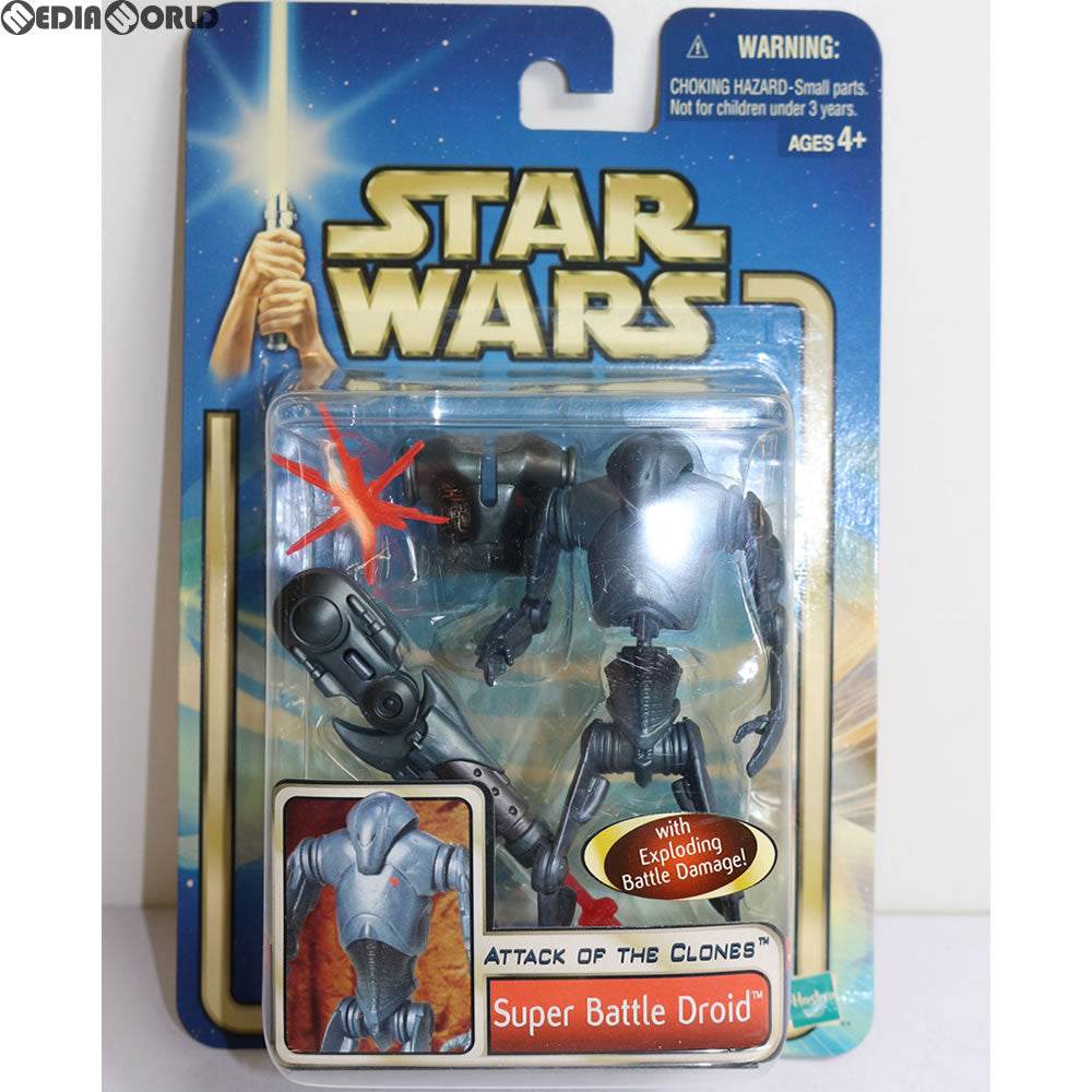 【中古即納】[FIG] スター・ウォーズ ベーシック フィギュア スーパー・バトル・ドロイド STAR WARS エピソード2/クローンの攻撃 完成品 可動フィギュア(84853) トミー(20020410)