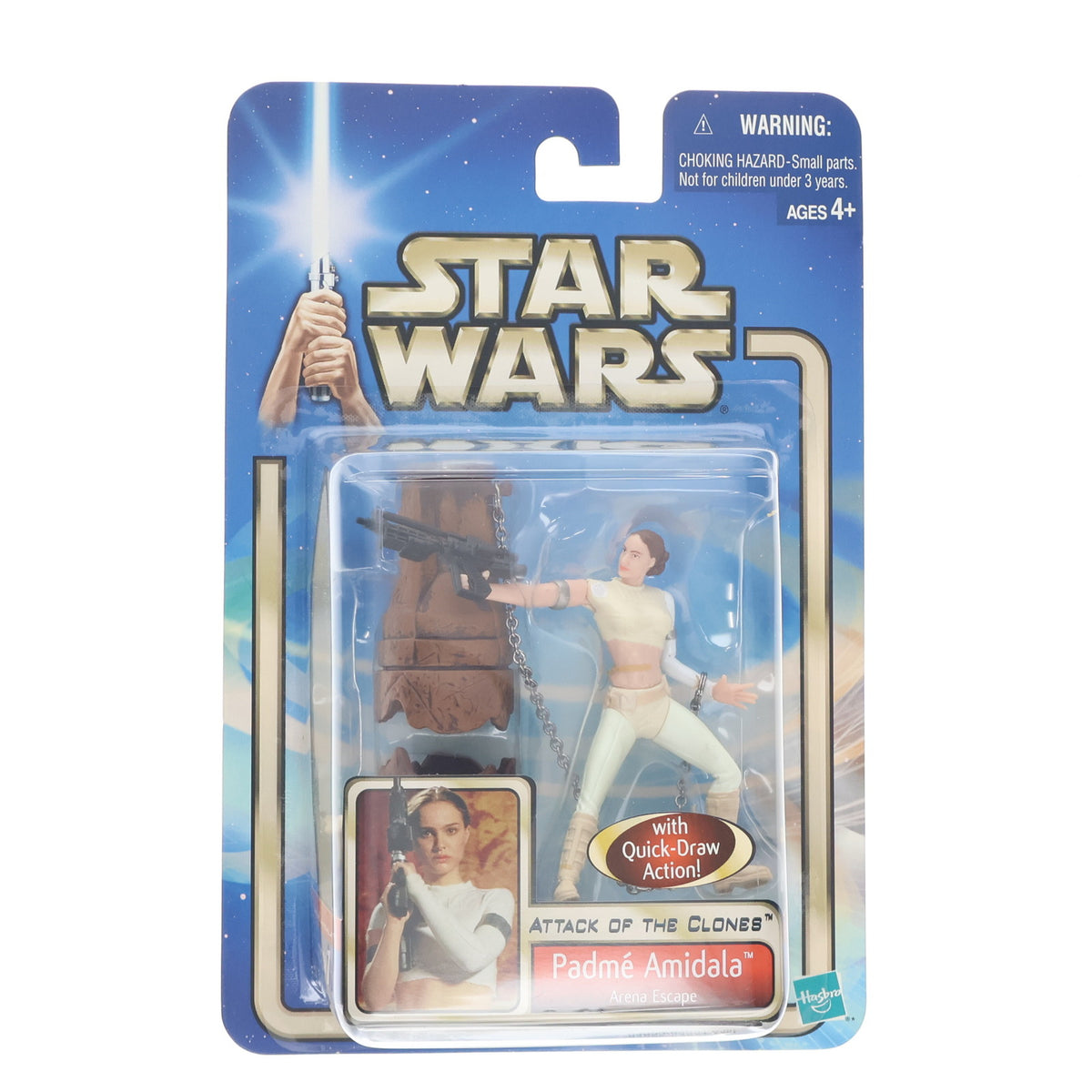 【中古即納】[FIG] スター・ウォーズ ベーシックフィギュア パドメ・アミダラ STAR WARS エピソード2/クローンの攻撃 完成品 可動フィギュア(84855) トミー(20020410)