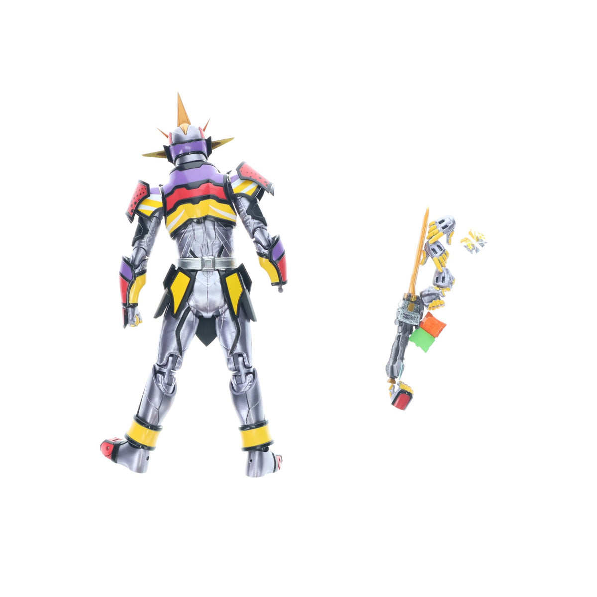 【中古即納】[FIG] 魂ウェブ商店限定 S.H.Figuarts(フィギュアーツ) 仮面ライダー最光 金の武器 銀の武器/エックスソードマン 仮面ライダーセイバー/聖刃 完成品 可動フィギュア バンダイスピリッツ(20211031)