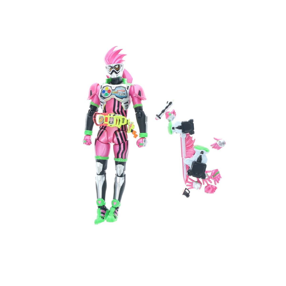 【中古即納】[FIG] S.H.Figuarts(フィギュアーツ) 仮面ライダーエグゼイド アクションゲーマー レベル2 完成品 可動フィギュア バンダイ(20170422)
